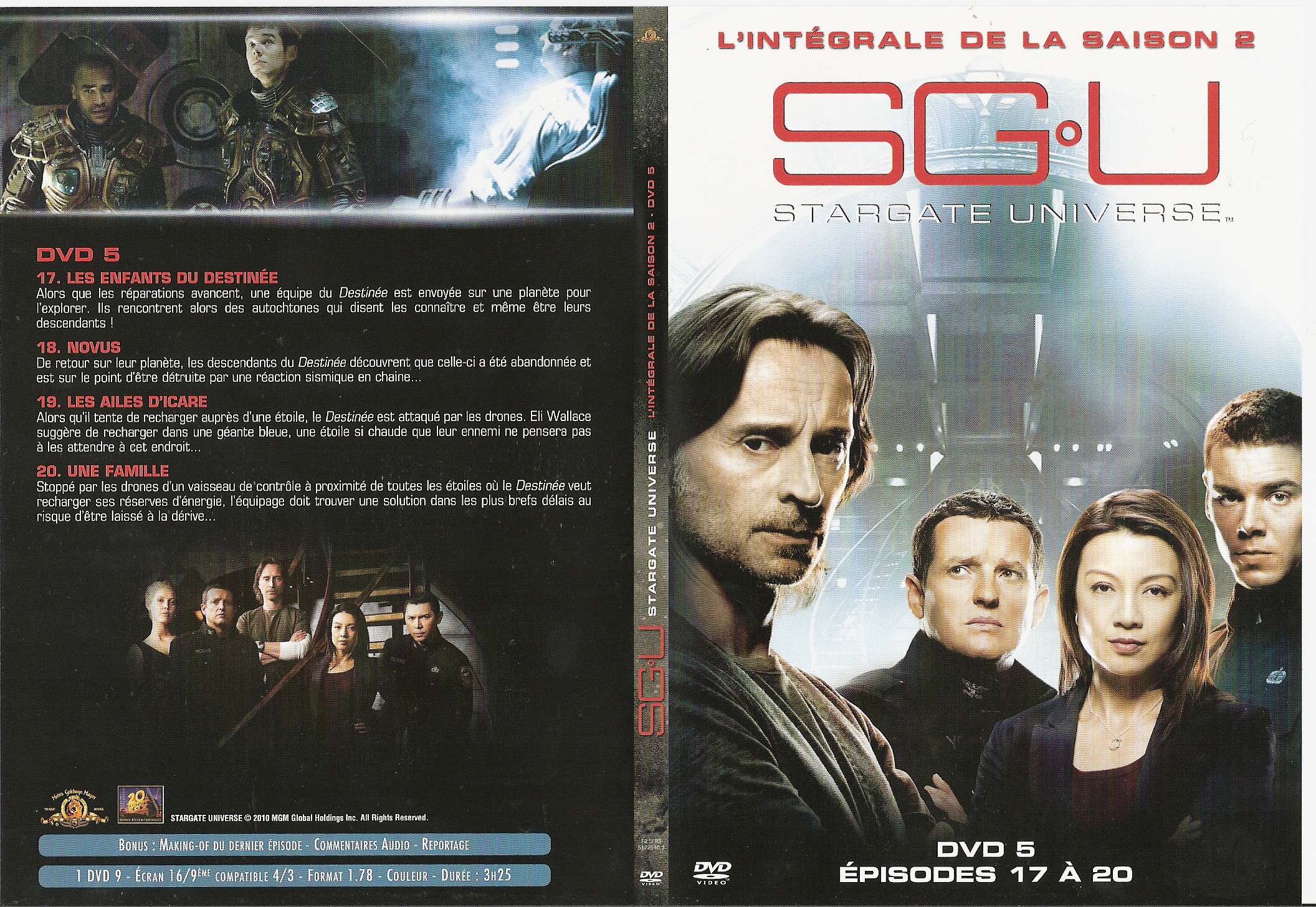 Jaquette DVD Stargate Universe Sais.jpg