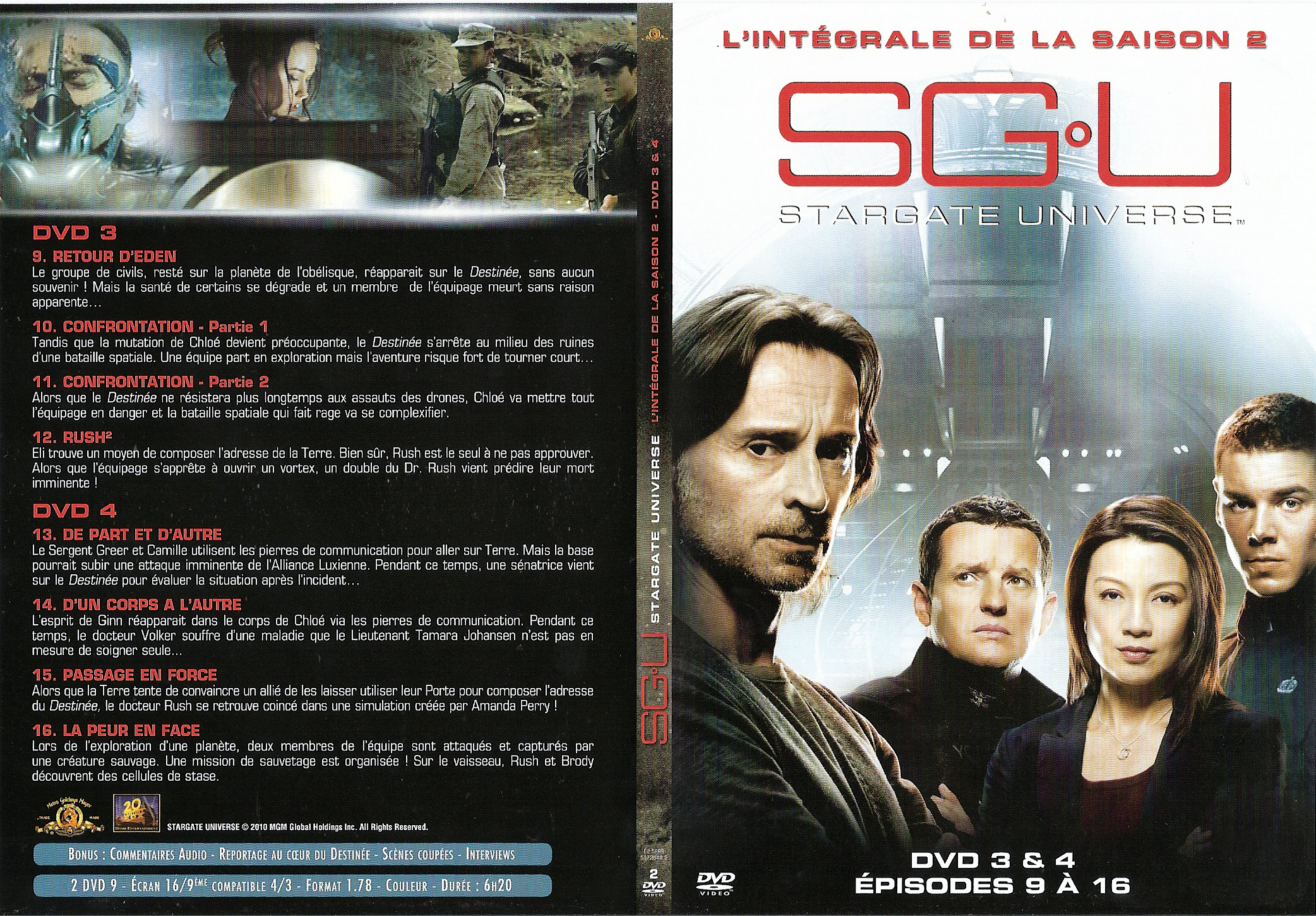 Jaquette DVD Stargate Universe Saison 2 DVD 3