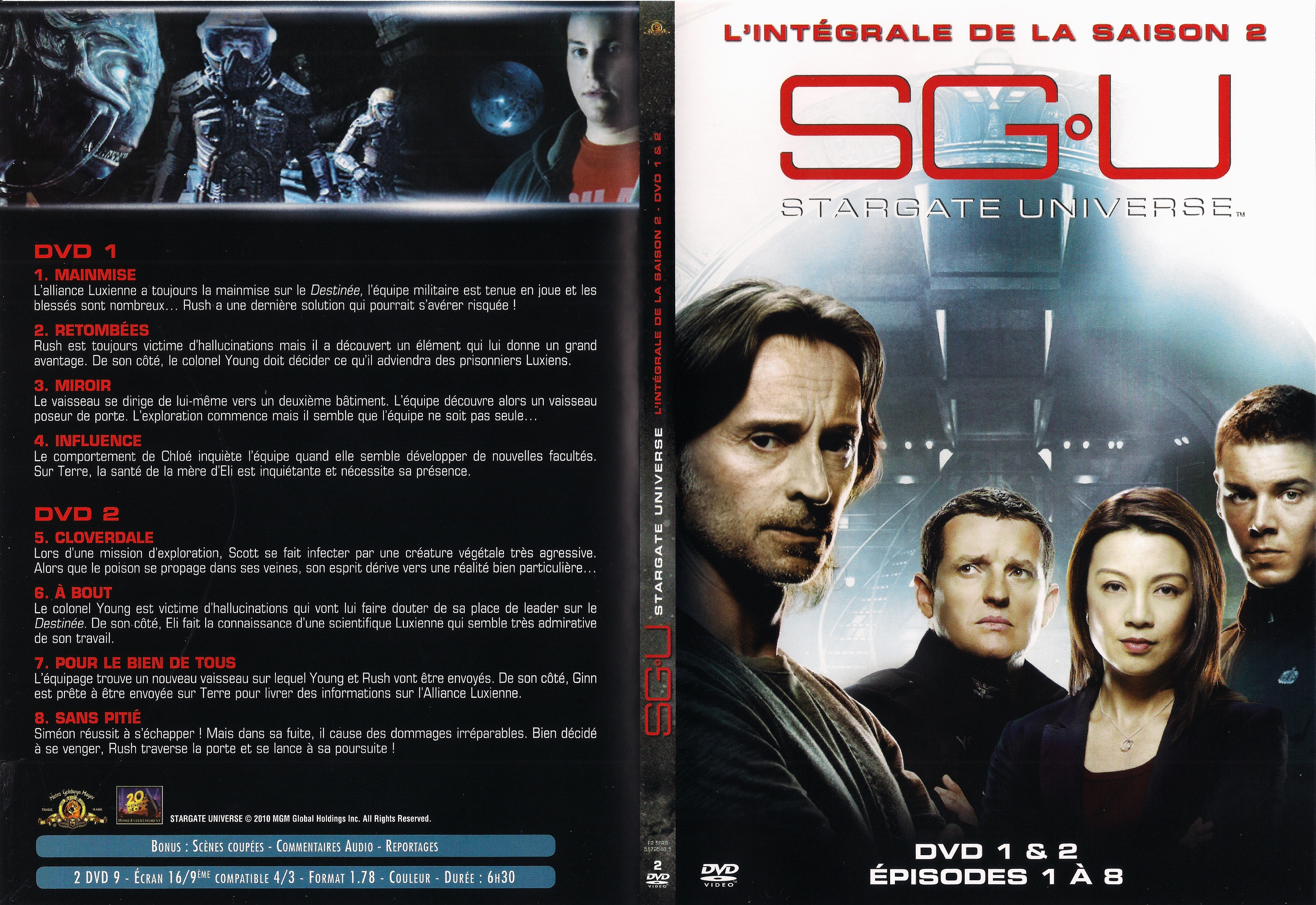 Jaquette DVD Stargate Universe saison 2 DVD 1