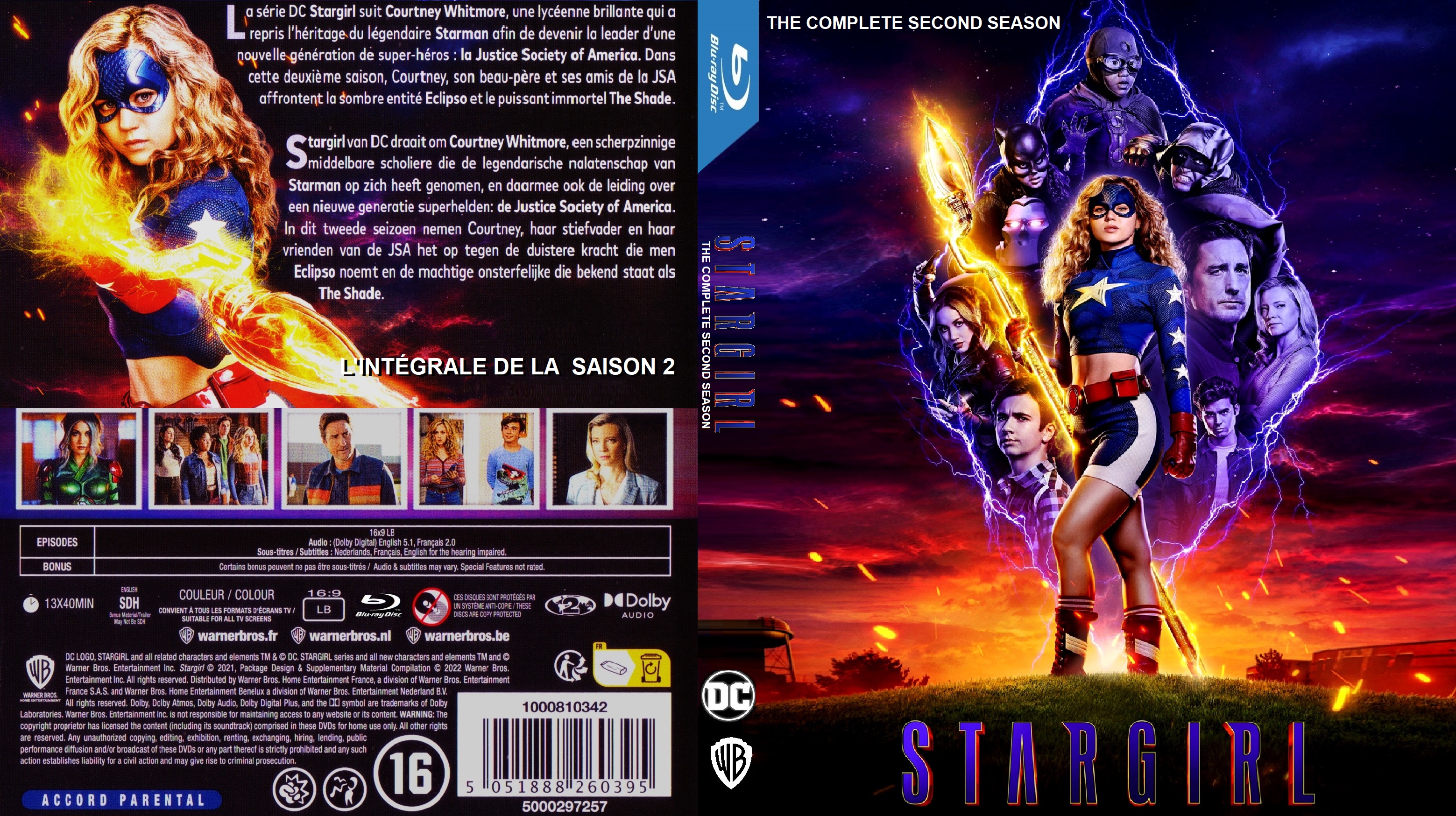 Jaquette DVD Stargirl Saison 2 BLU-RAY custom