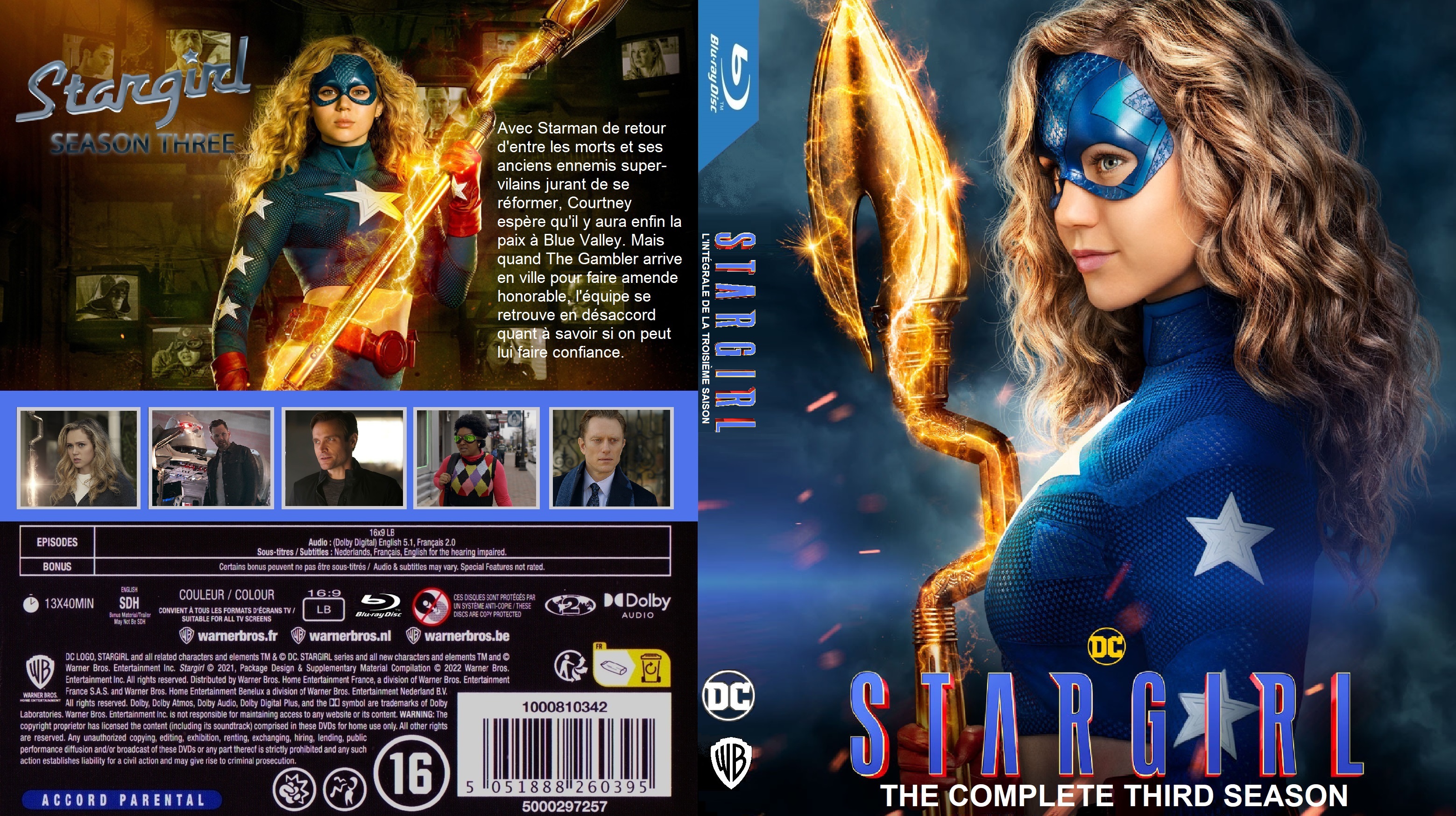 Jaquette DVD Stargirl Saison 3 BLU-RAY custom