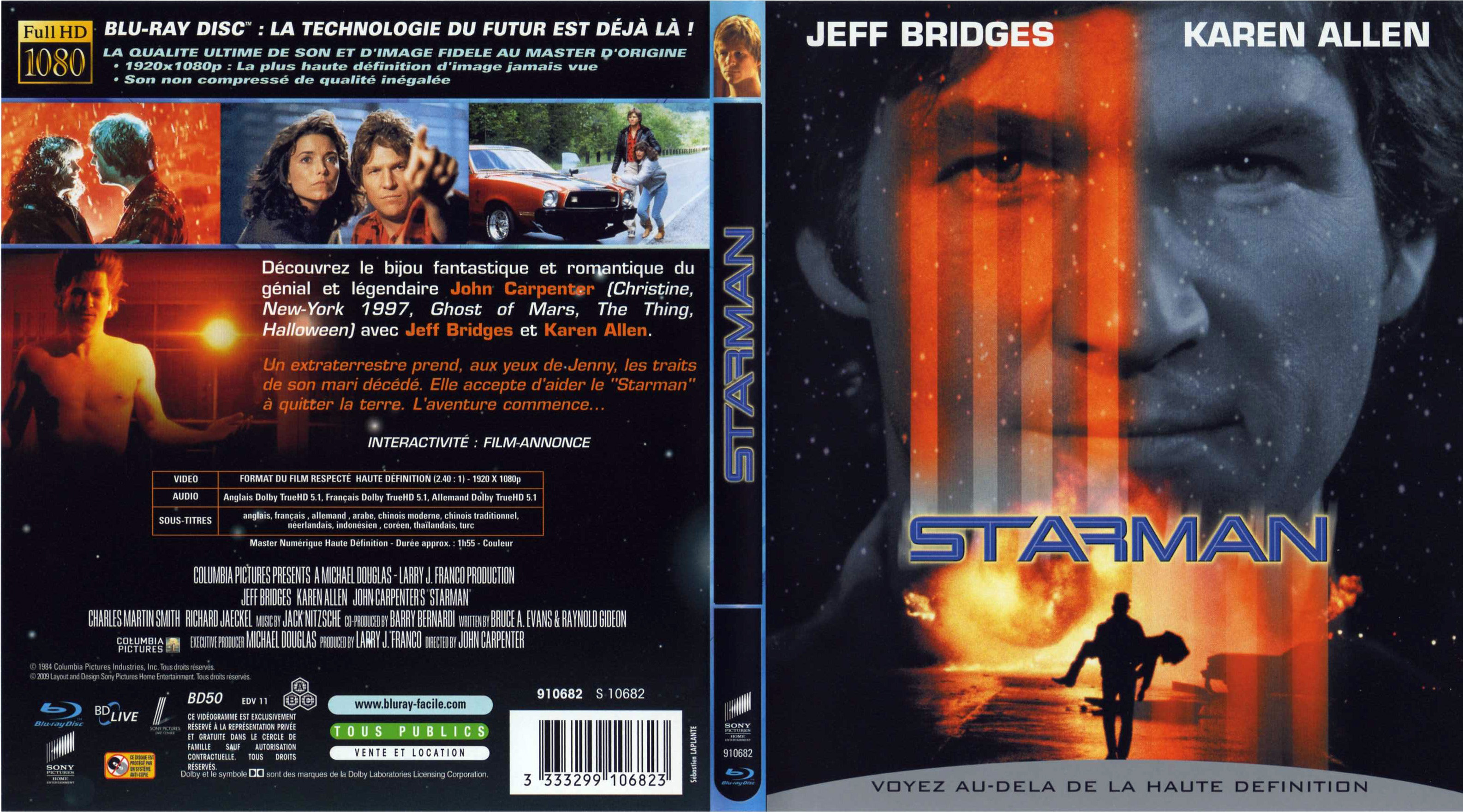 Jaquette DVD Starman (BLU-RAY)
