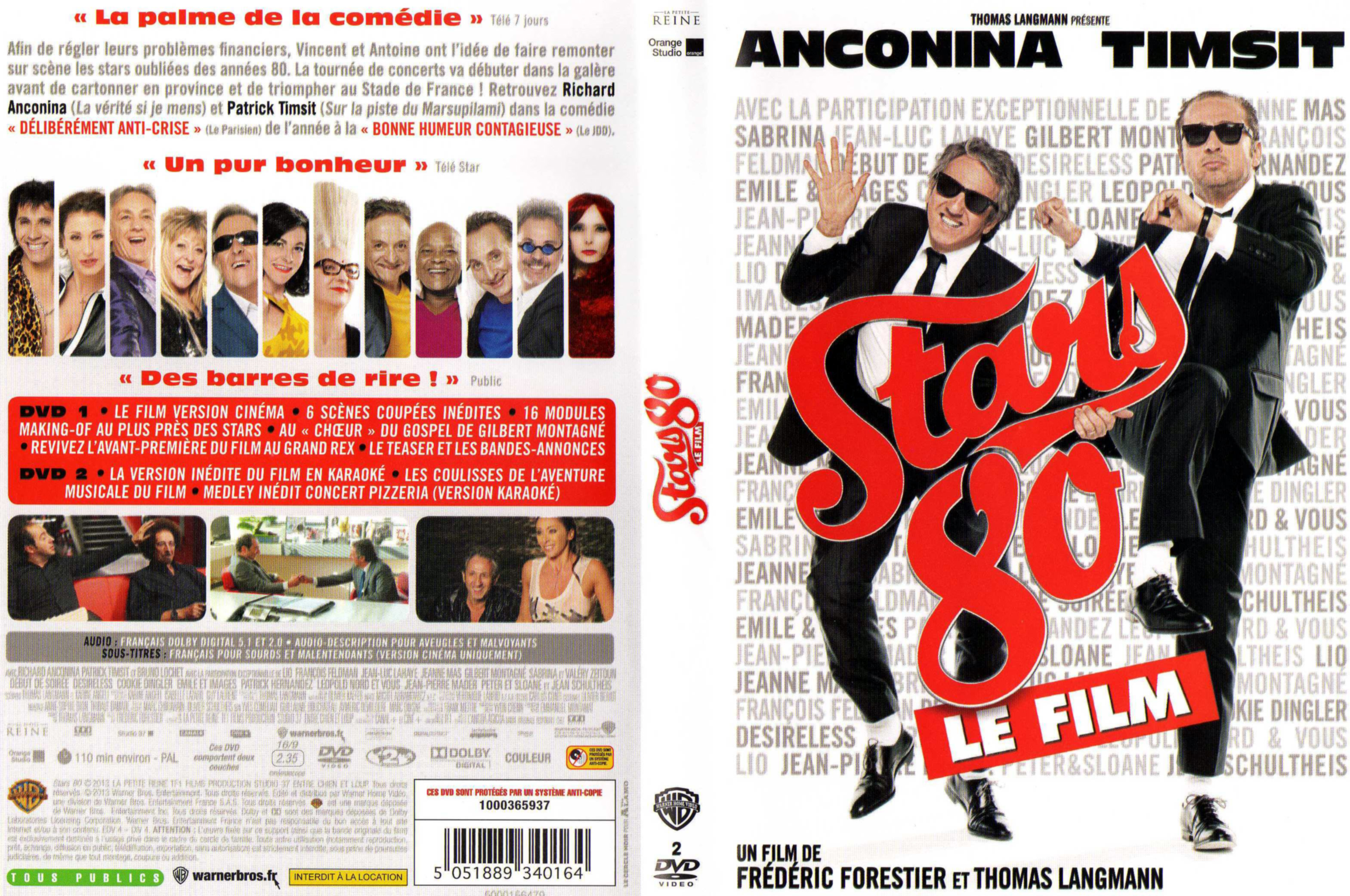 Jaquette DVD Stars 80