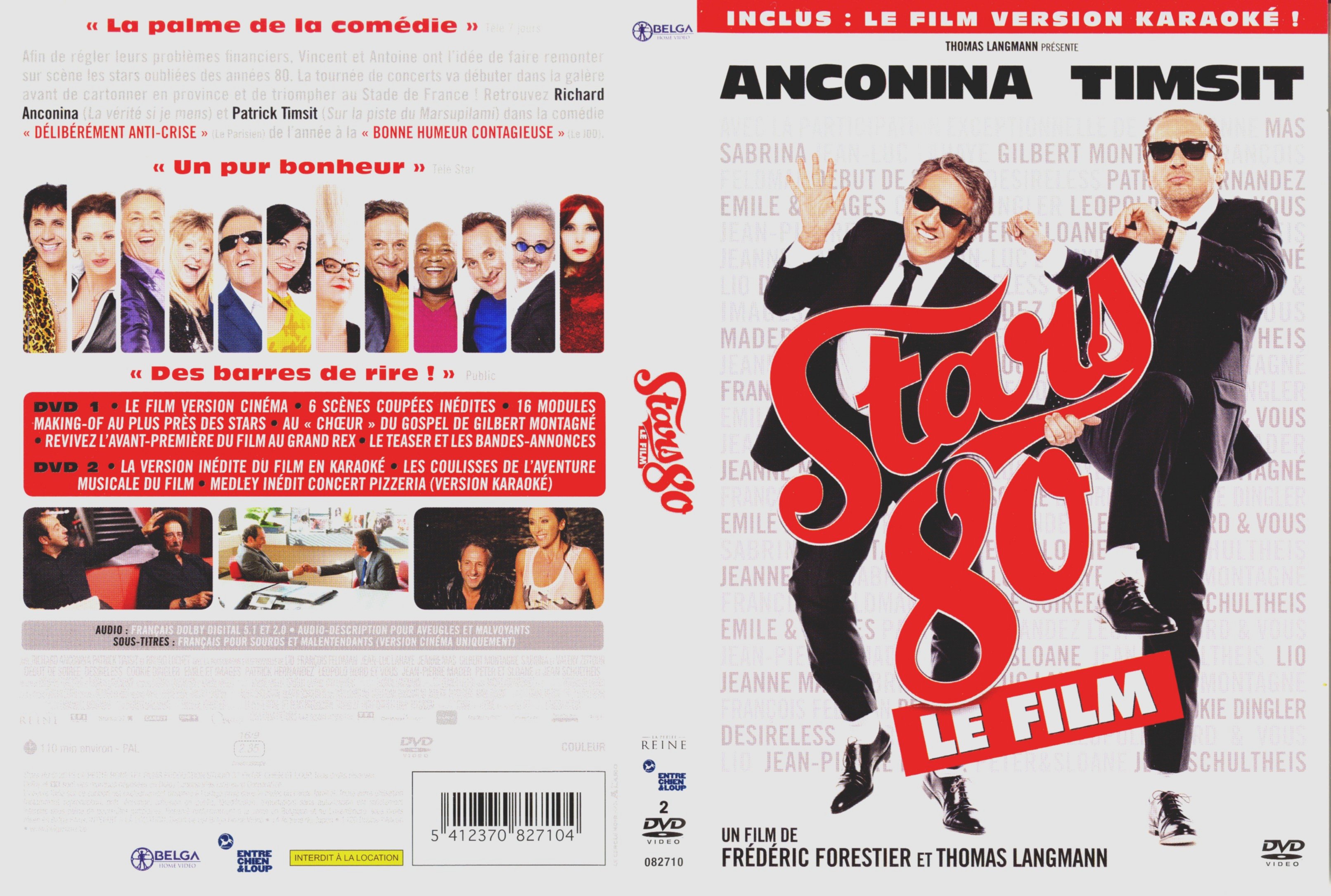 Jaquette DVD Stars 80 v2