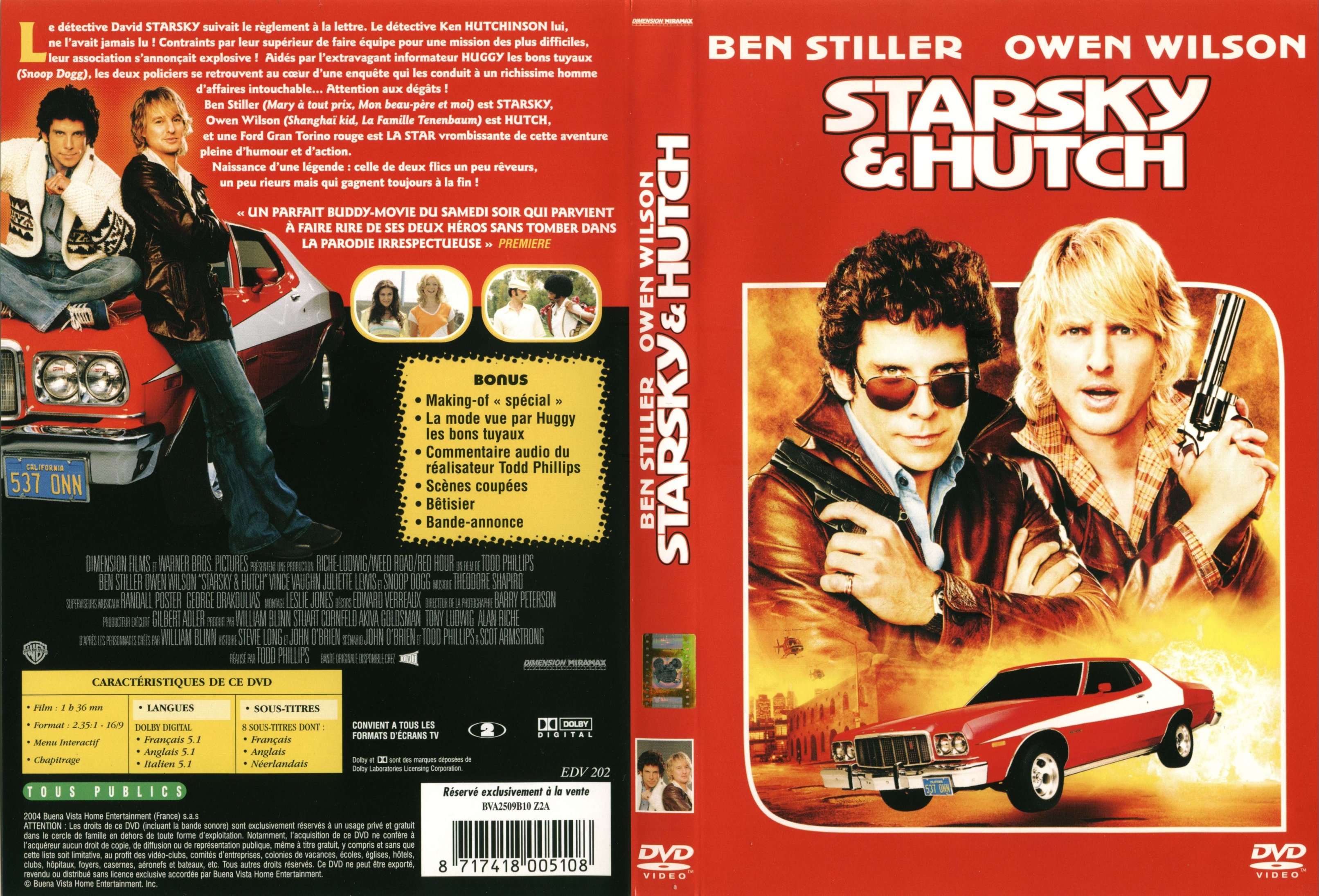 Jaquette DVD Starsky et Hutch