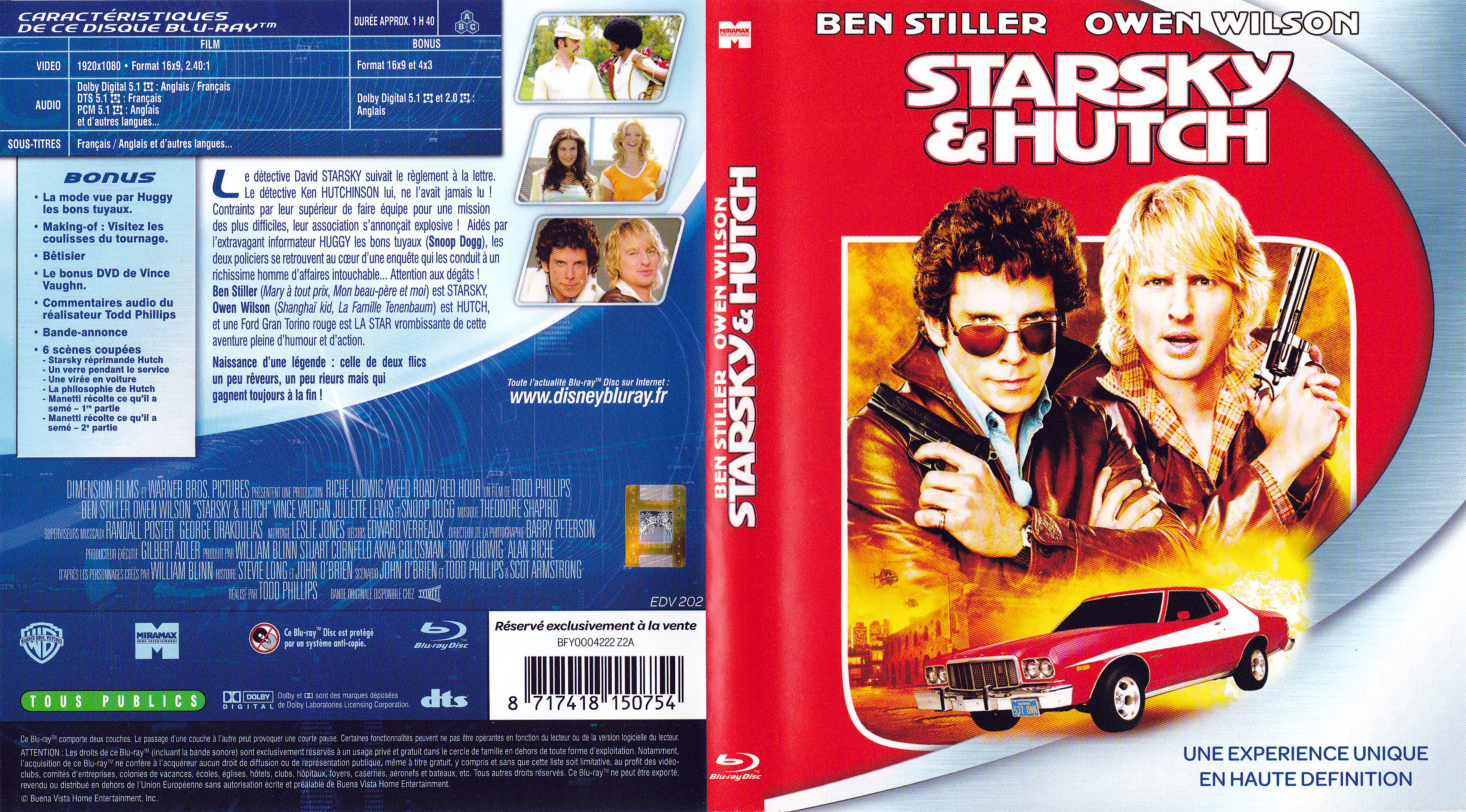Jaquette DVD Starsky et Hutch (BLU-RAY)