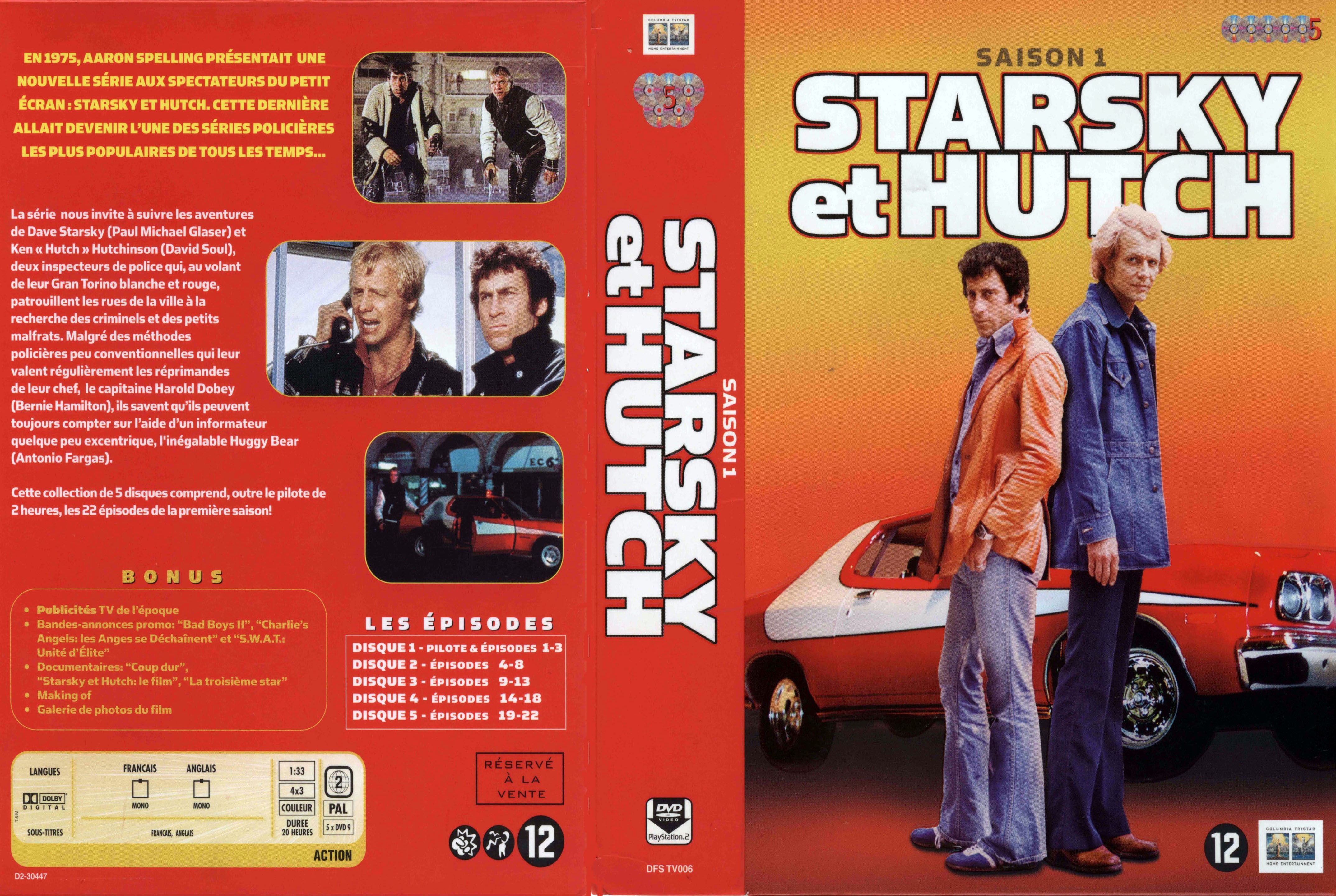 Jaquette DVD Starsky et Hutch saison 1