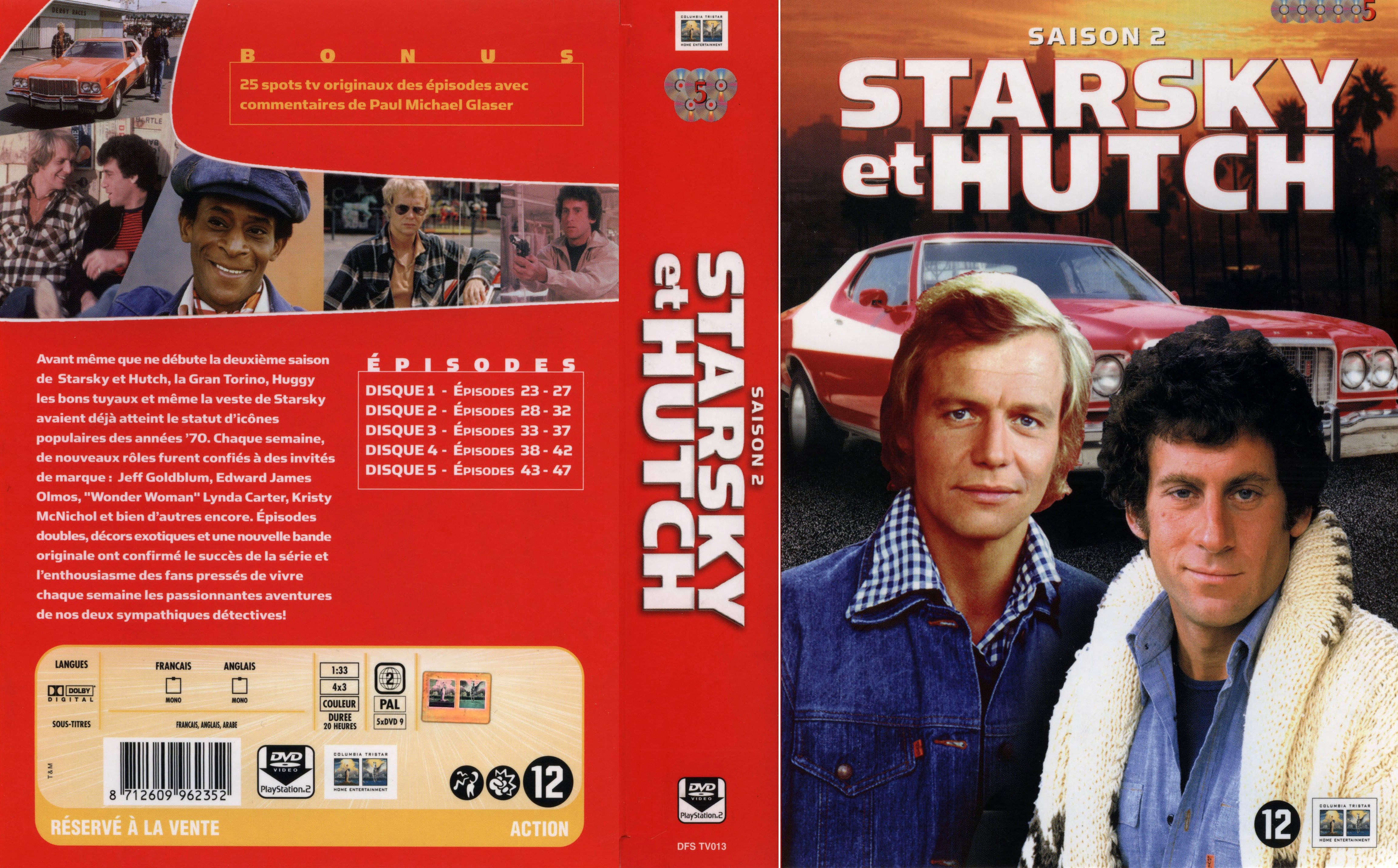 Jaquette DVD Starsky et Hutch saison 2
