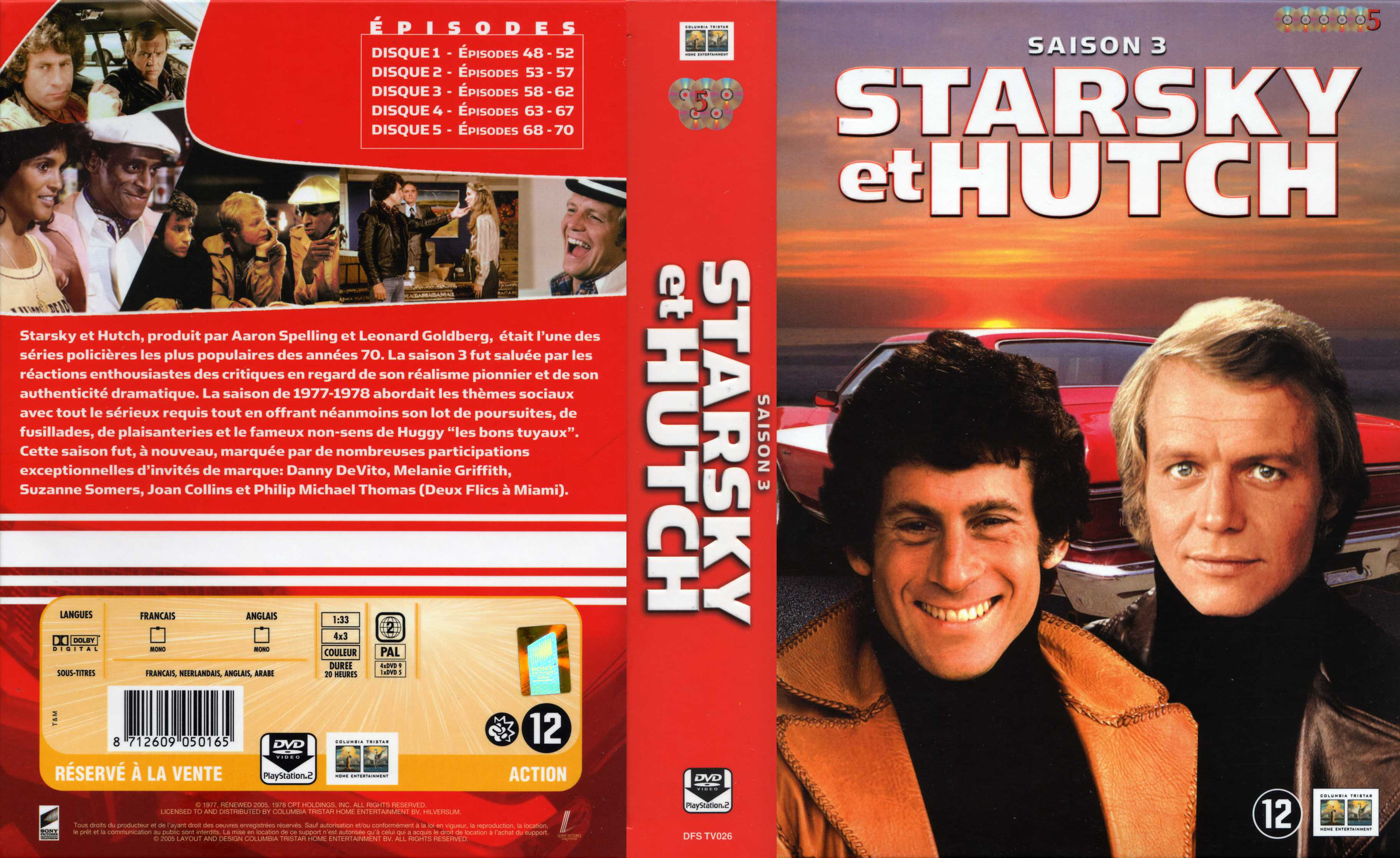 Jaquette DVD Starsky et Hutch saison 3