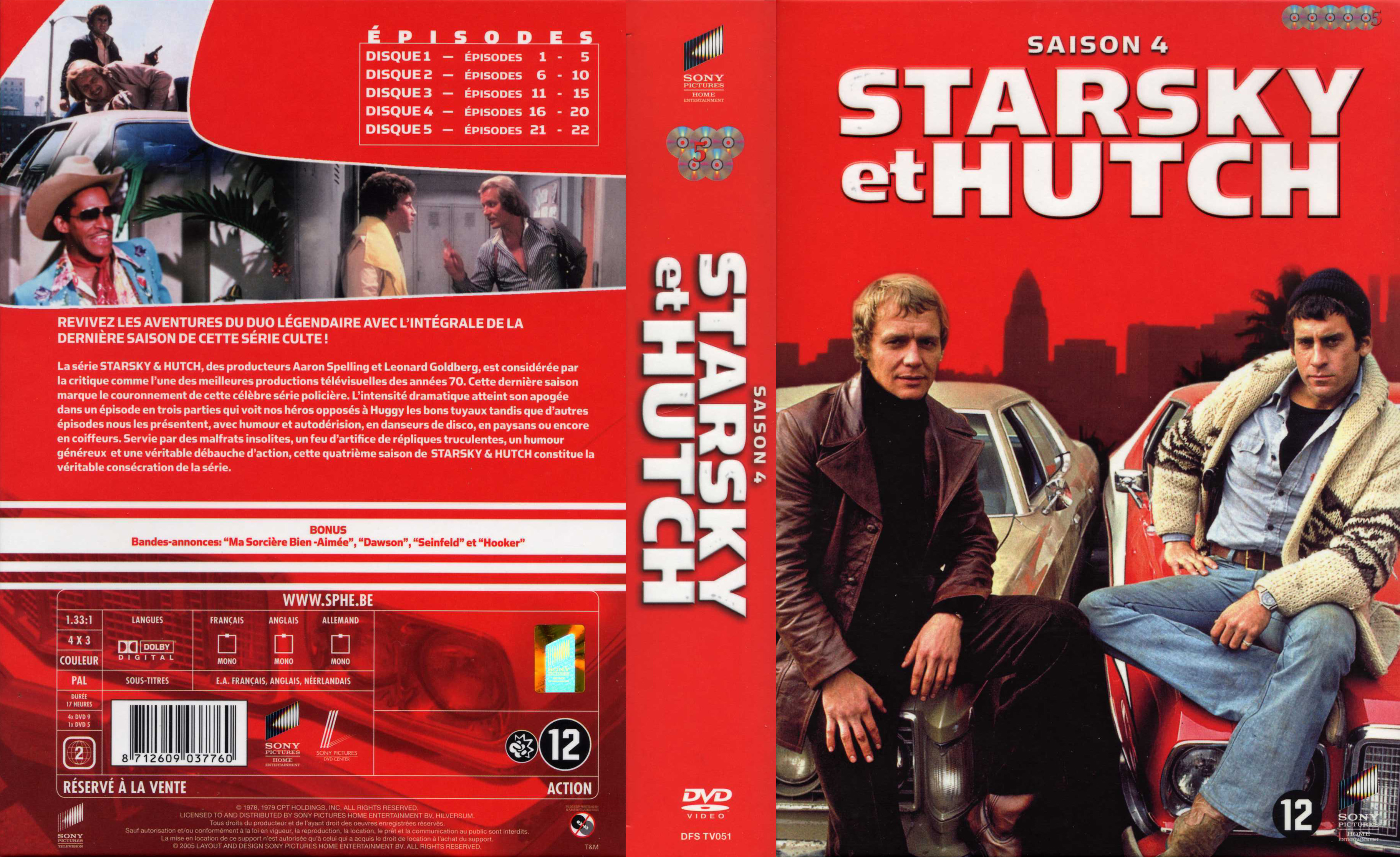 Jaquette DVD Starsky et Hutch saison 4