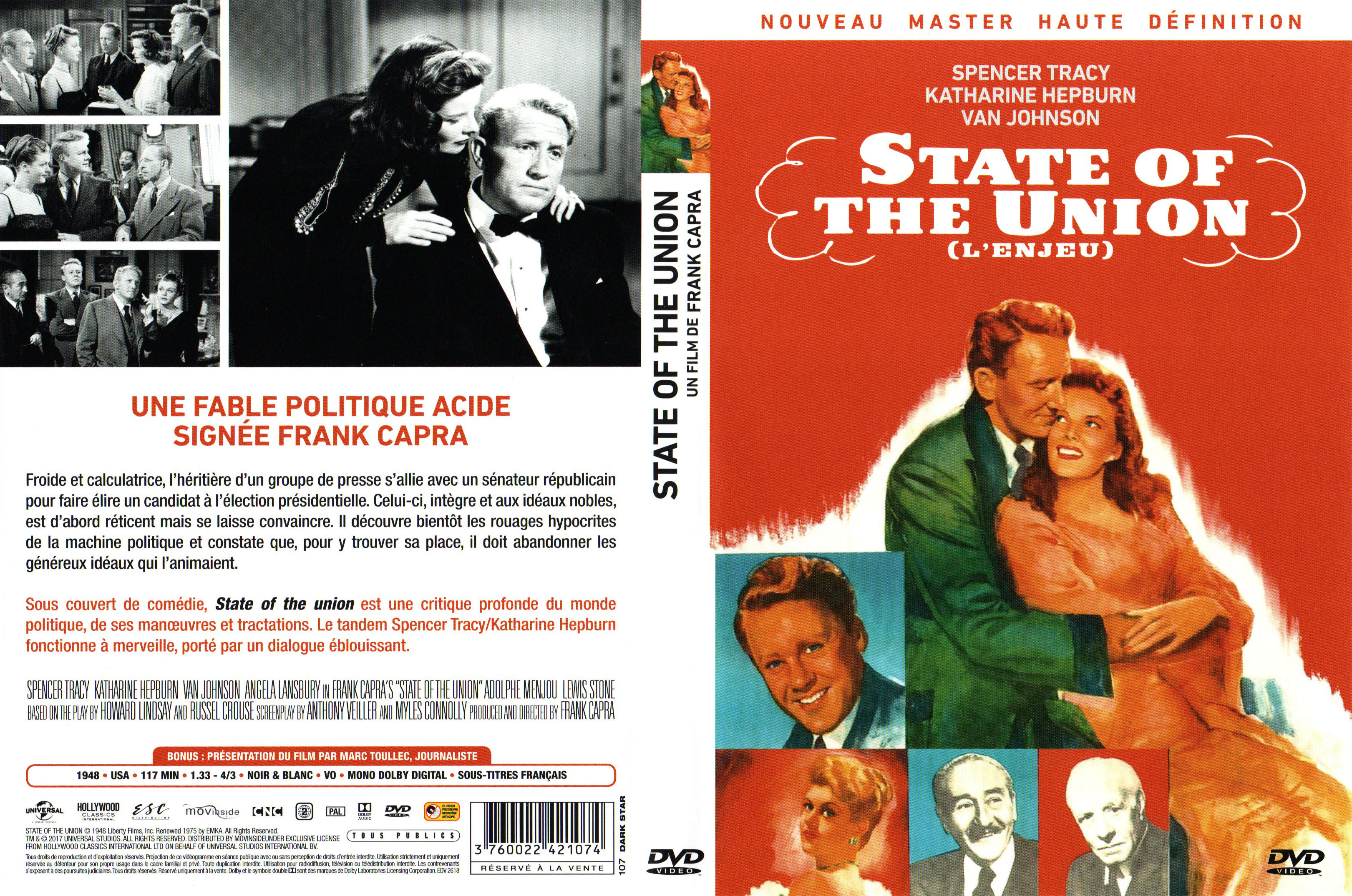 Jaquette DVD State of the Union - L