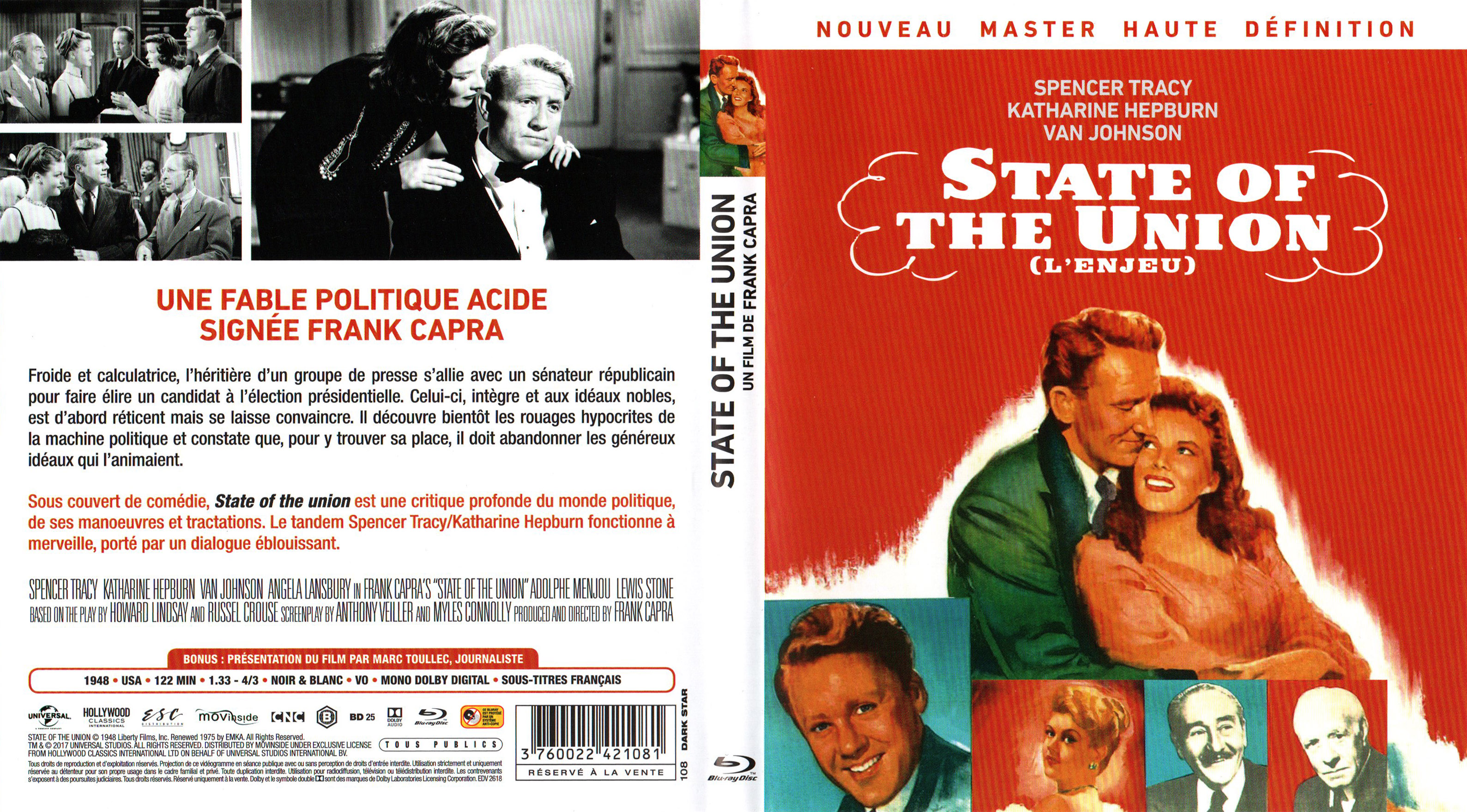 Jaquette DVD State of the Union - L