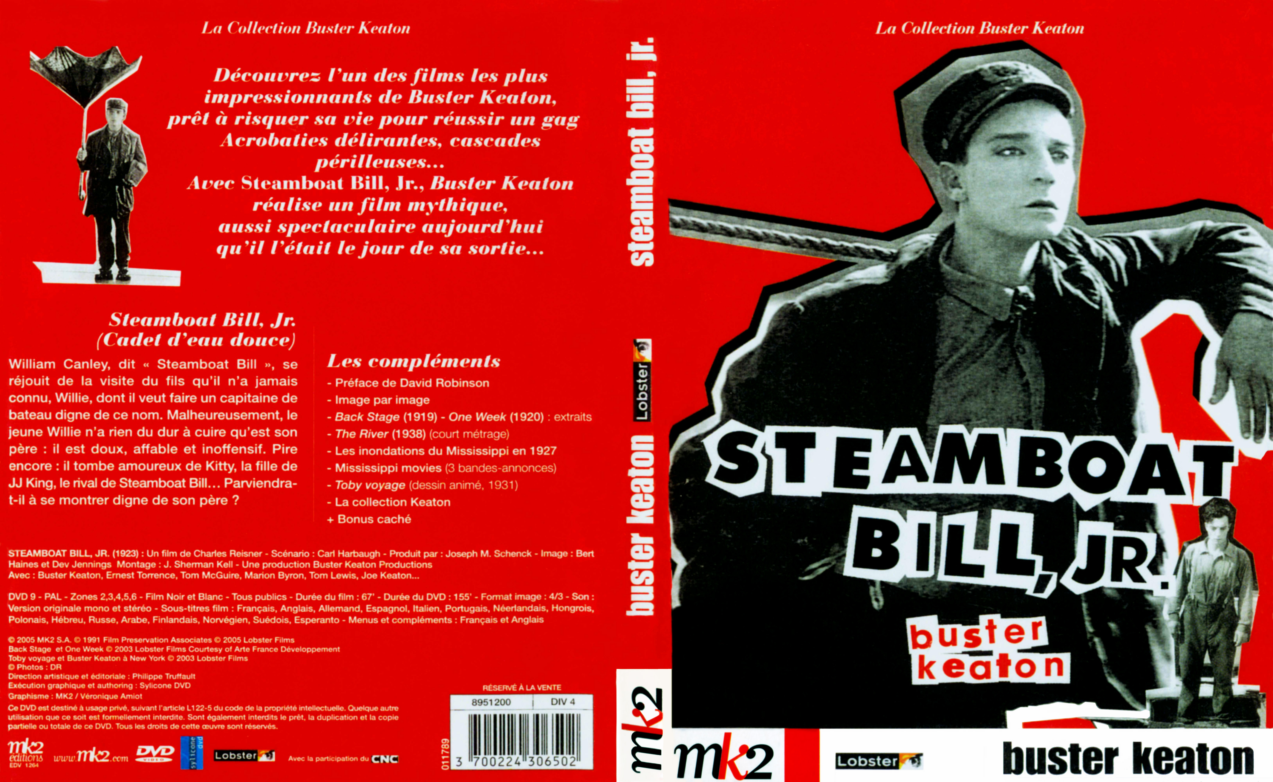 Jaquette DVD Steamboat Bill Jr