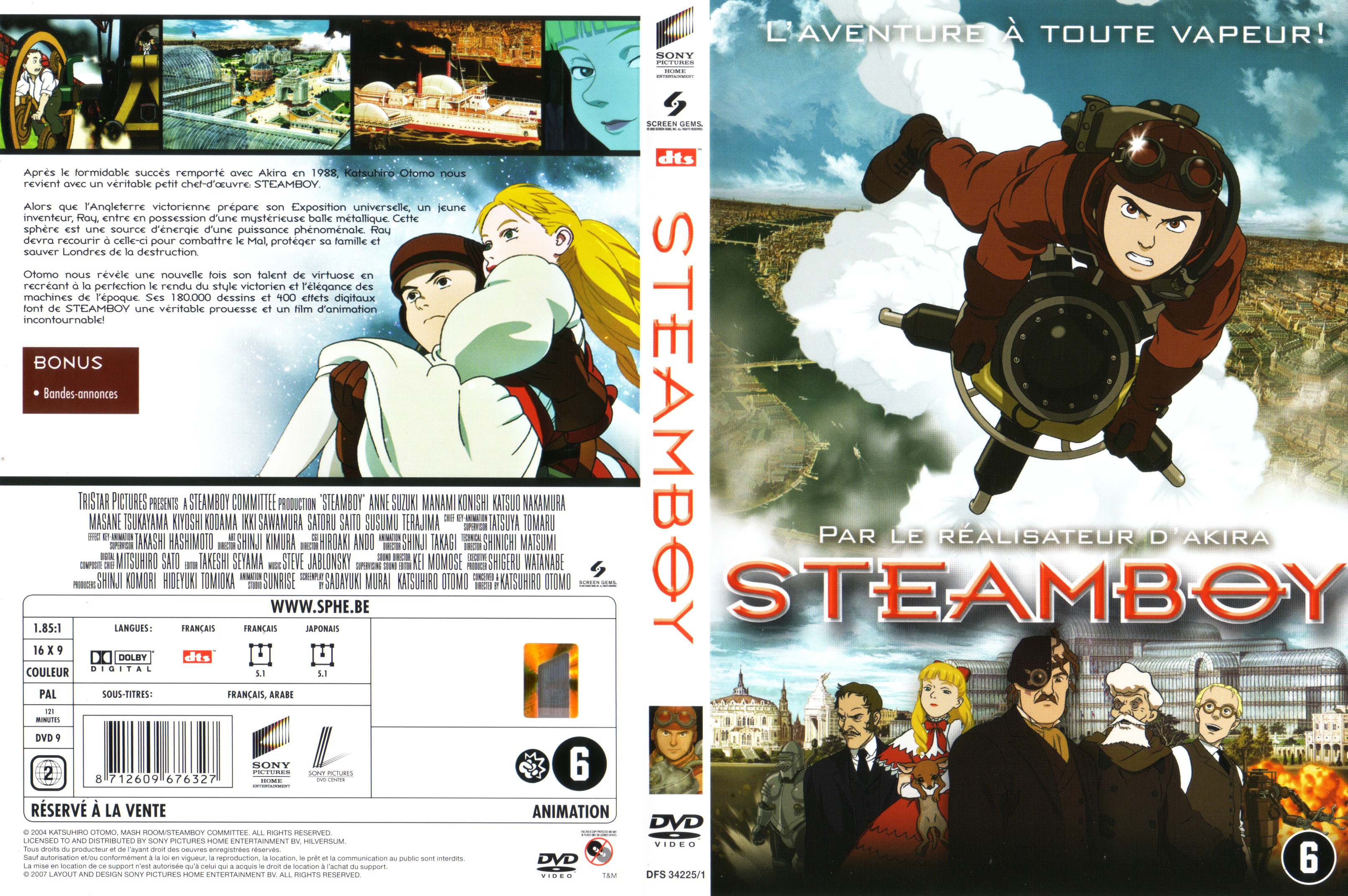 Jaquette DVD Steamboy v2