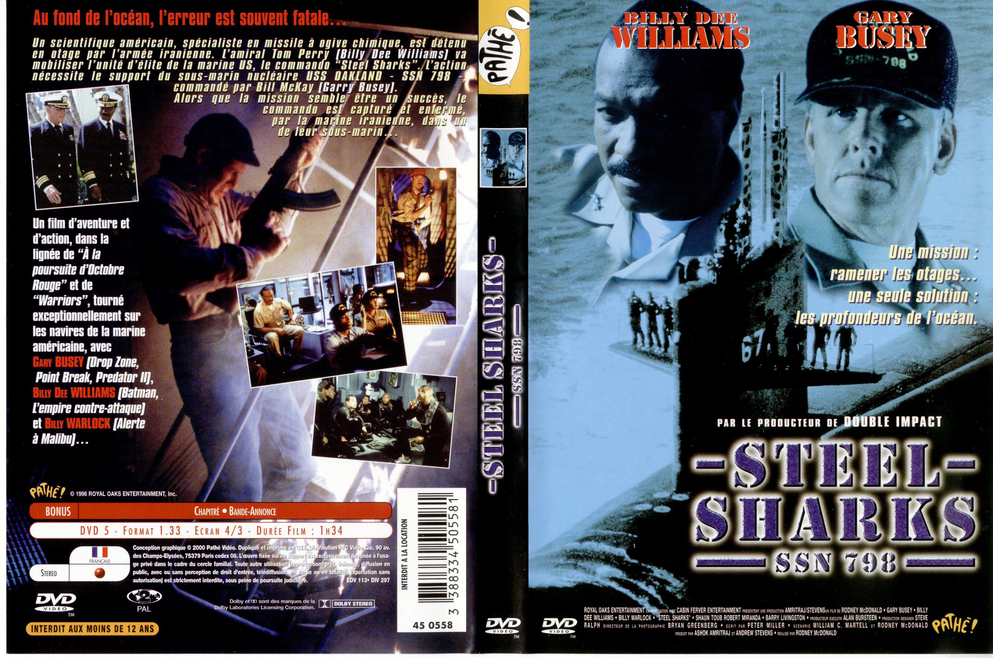 Jaquette DVD Steel sharks