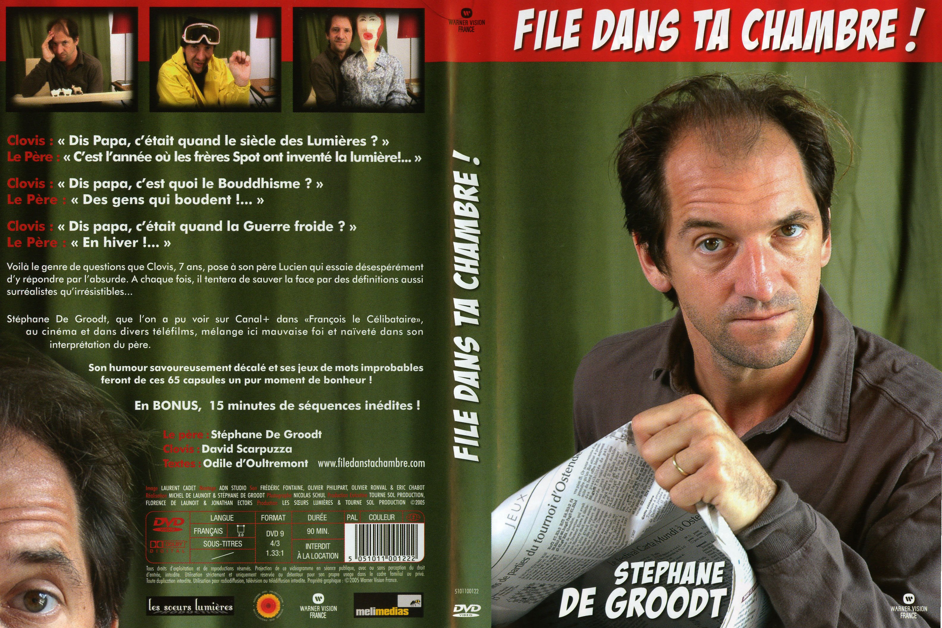Jaquette DVD Stephane de Groodt File dans ta chambre