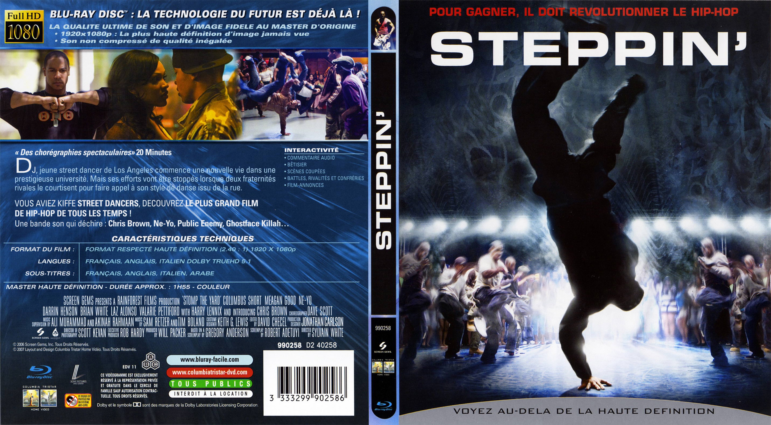 Jaquette DVD Steppin (BLU-RAY)