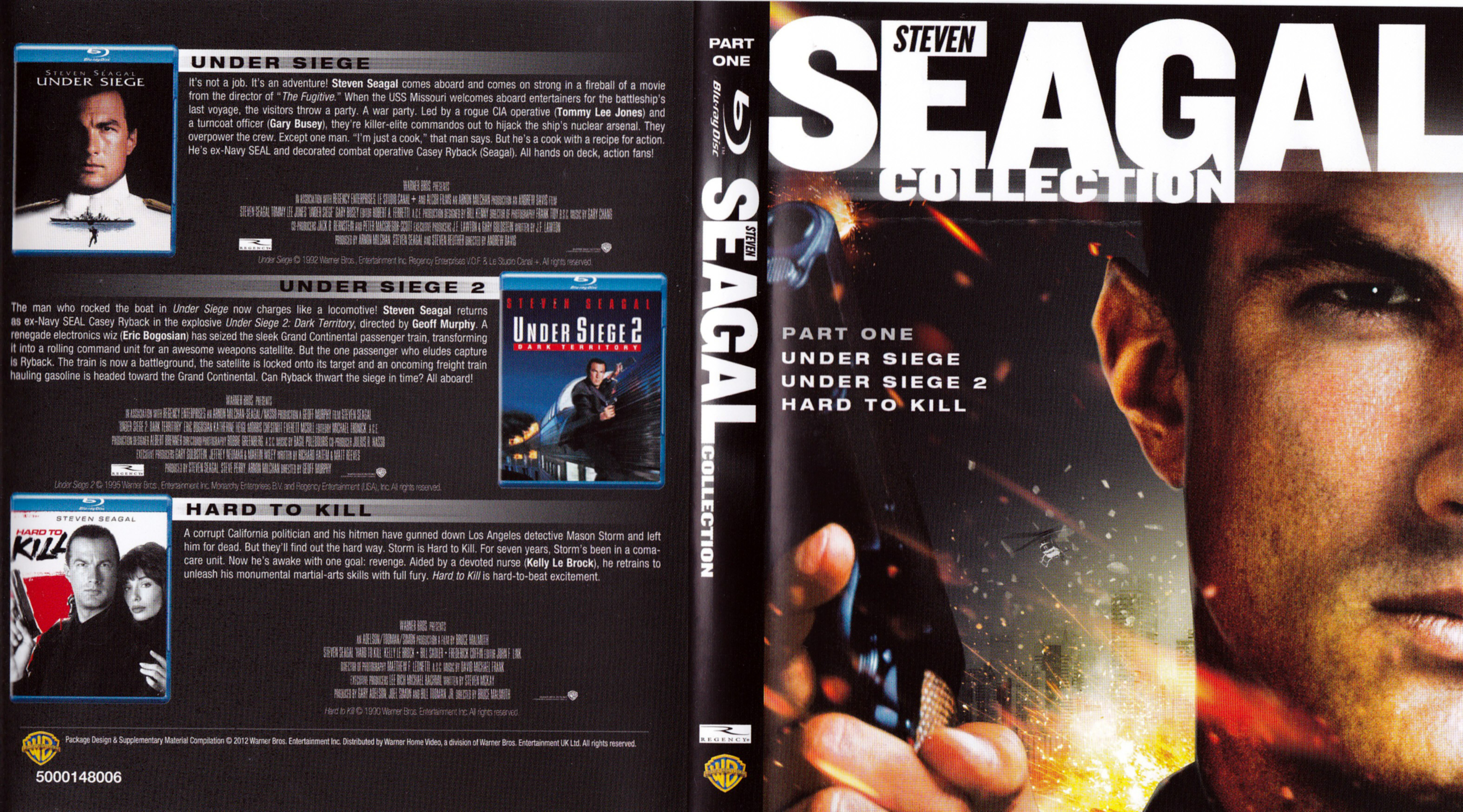 Jaquette DVD Steven Seagal Collection Part 1 (BLU-RAY)