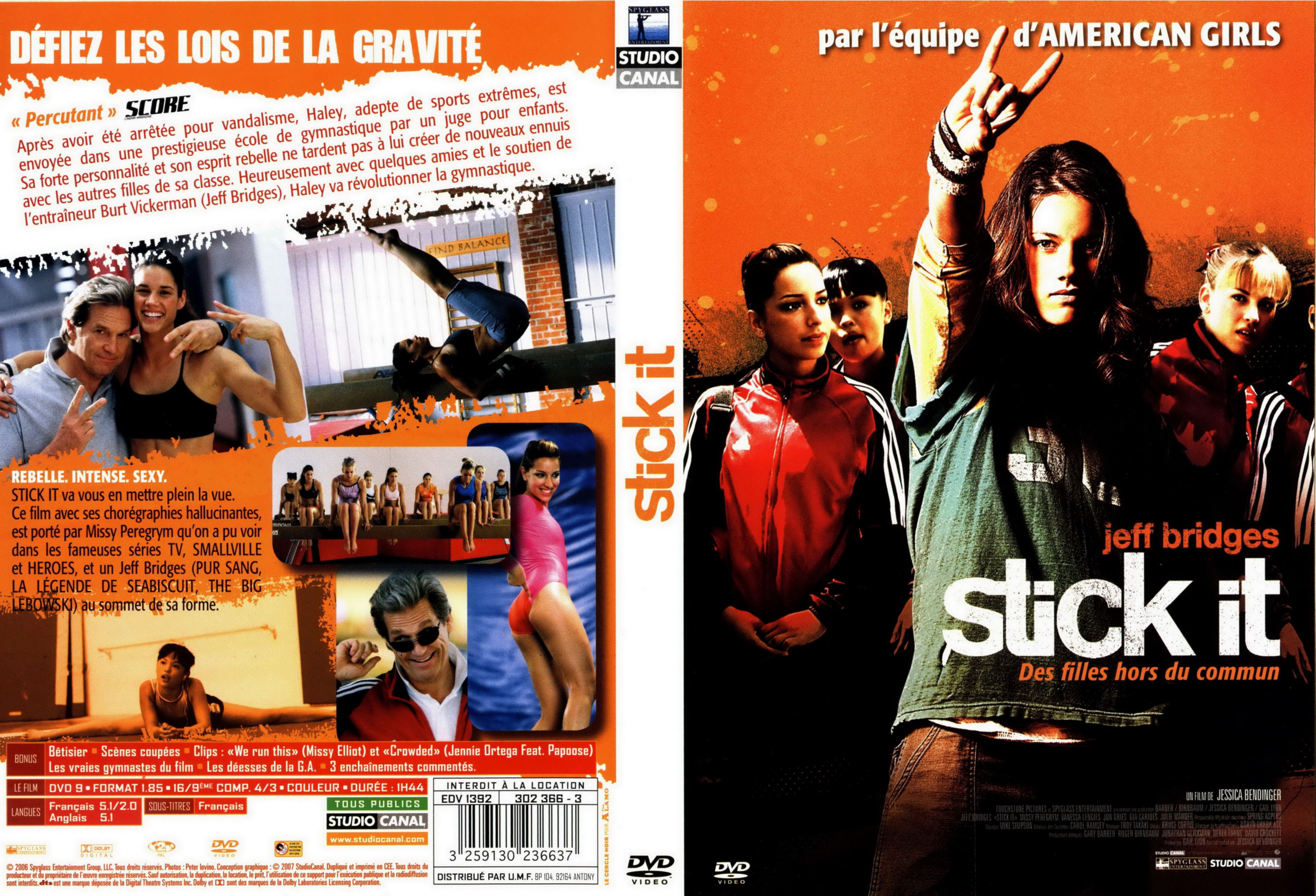 Jaquette DVD Stick it des filles hors du commun