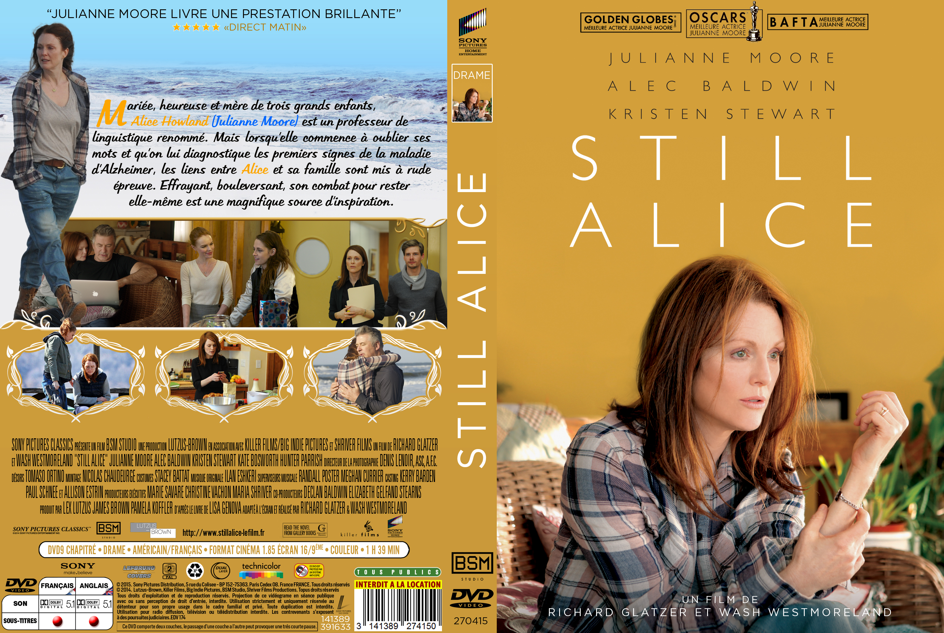 Jaquette DVD Still Alice custom