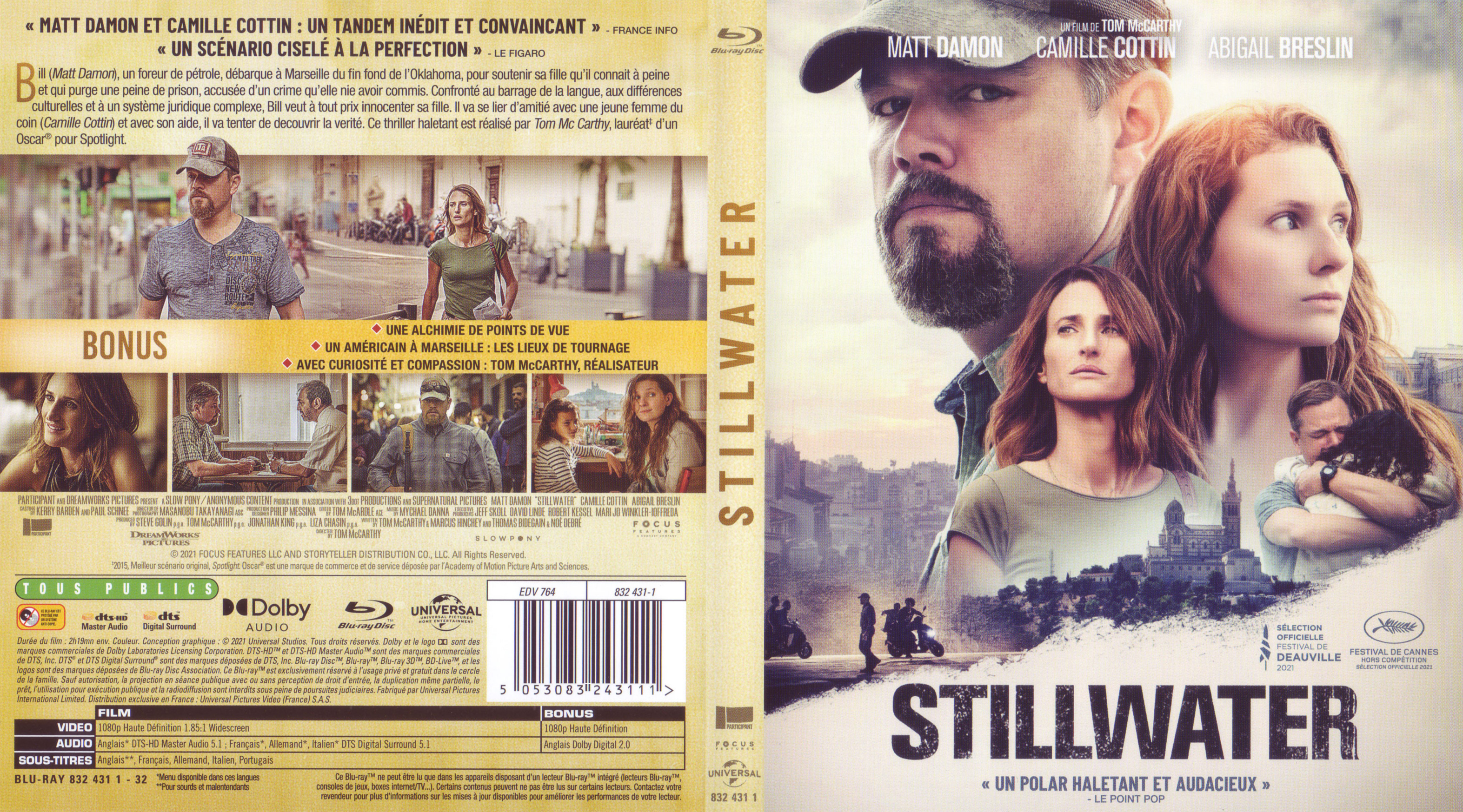 Jaquette DVD Stillwater (BLU-RAY)