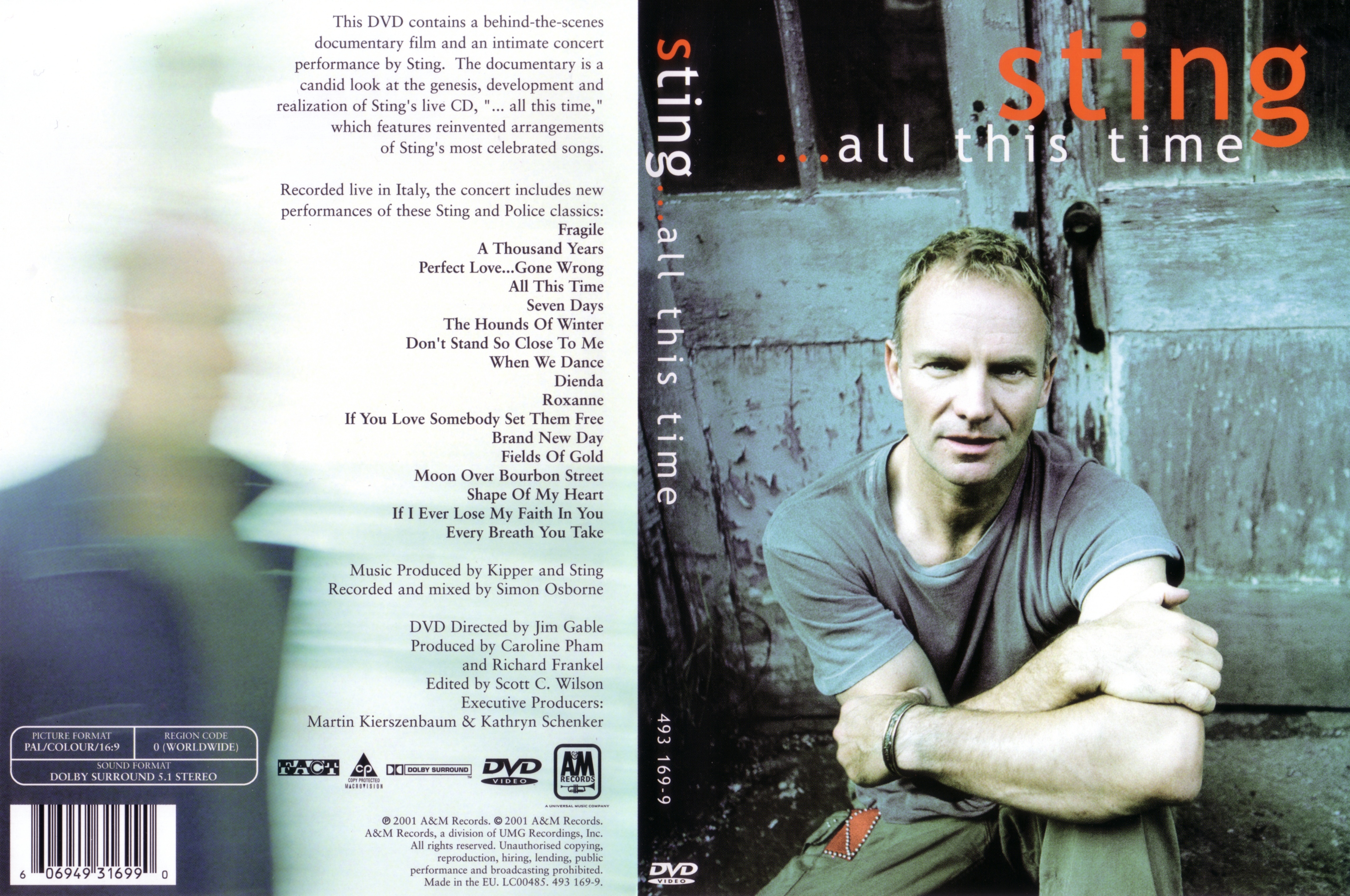 Jaquette DVD Sting - All this time