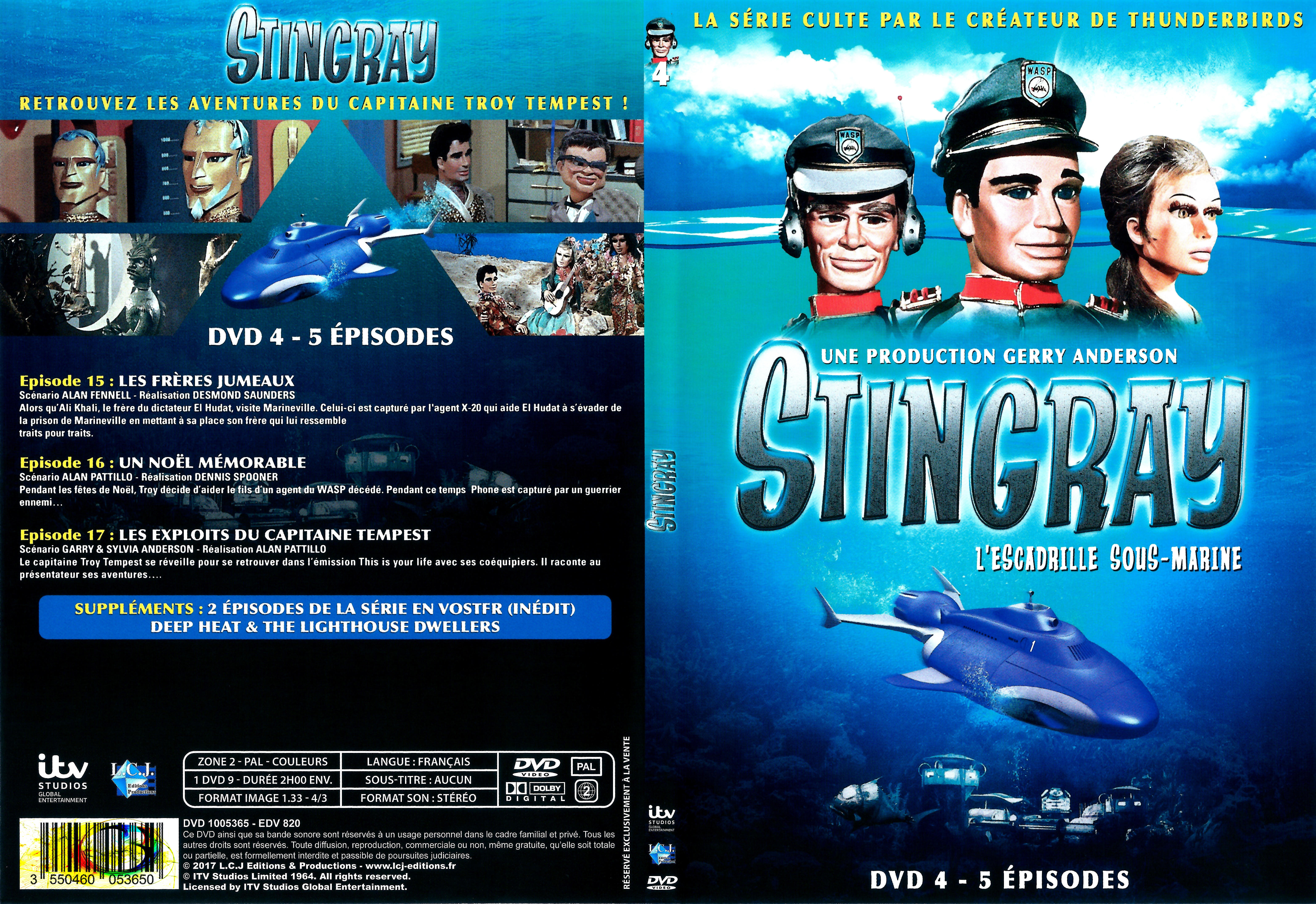 Jaquette DVD Stingray Saison 2 DVD 4