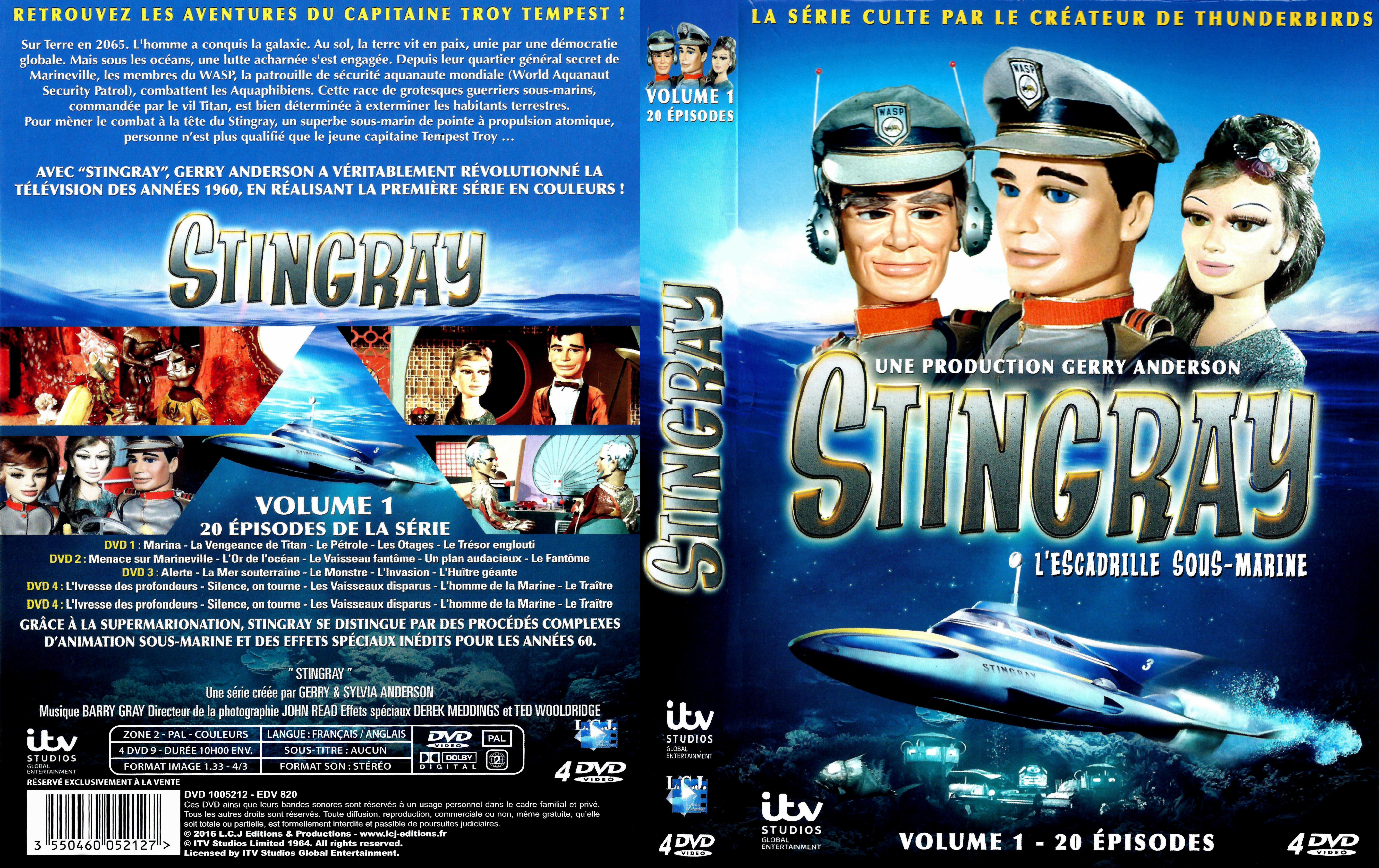 Jaquette DVD Stingray Volume 1 Saison 1