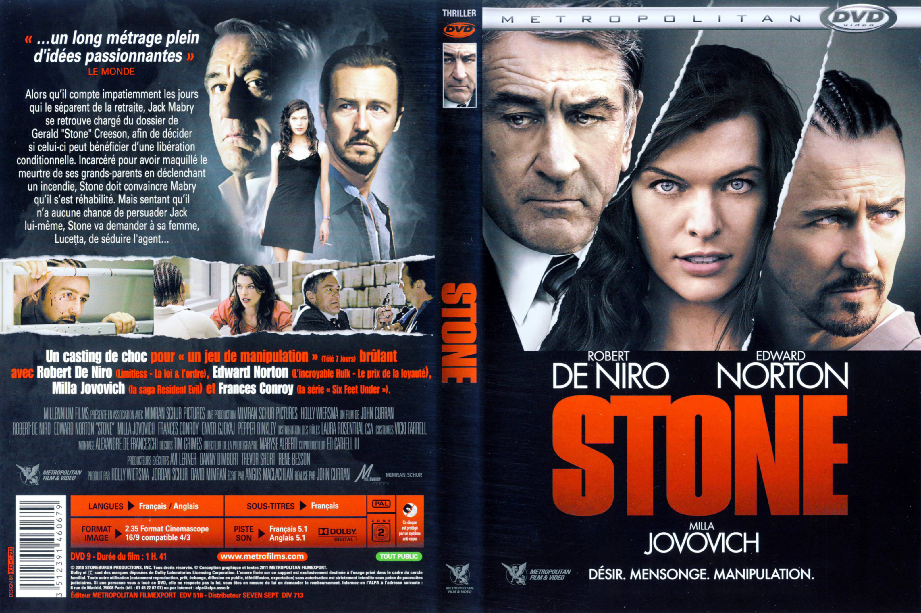 Jaquette DVD Stone