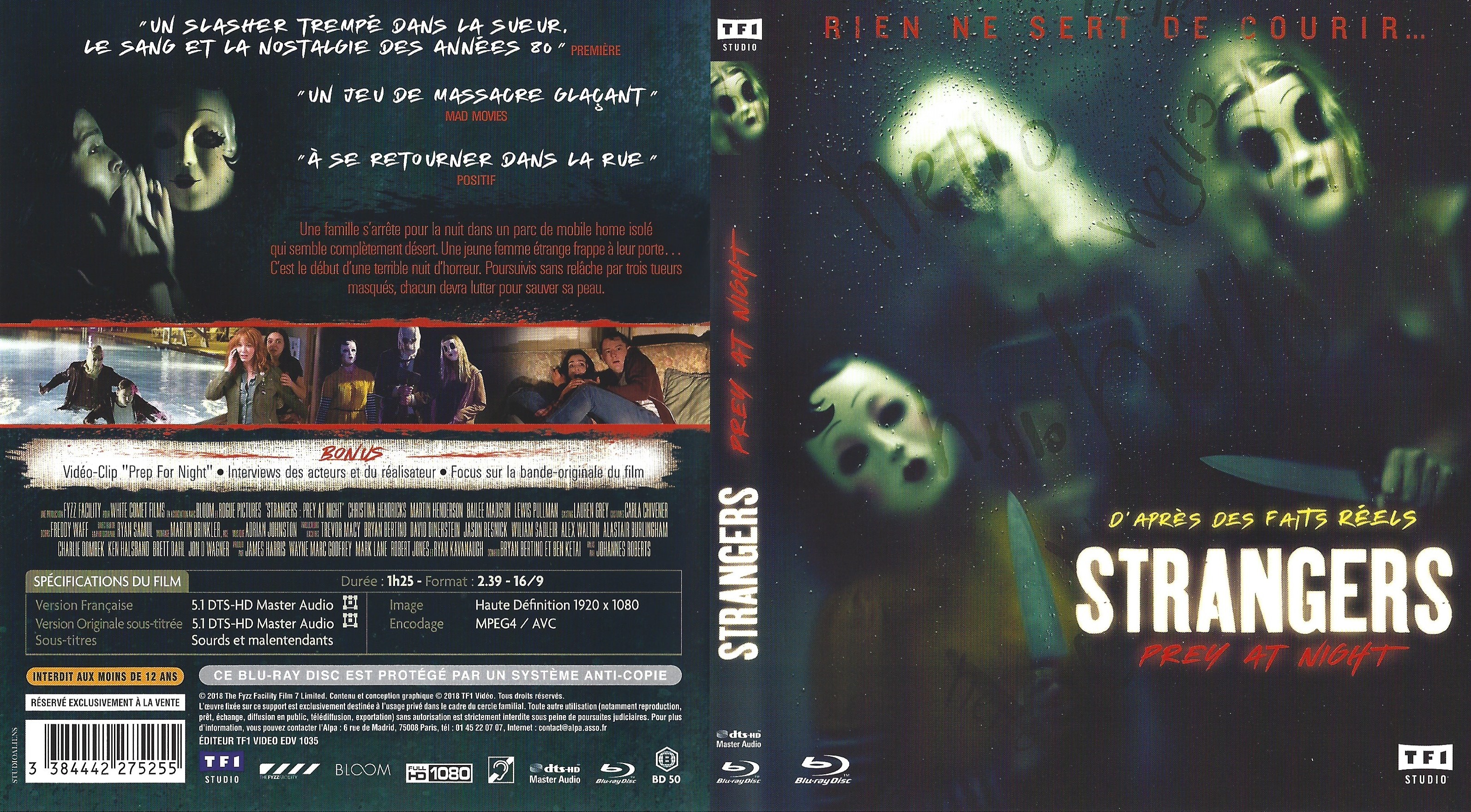 Jaquette DVD Strangers Prey At Night (BLU-RAY)