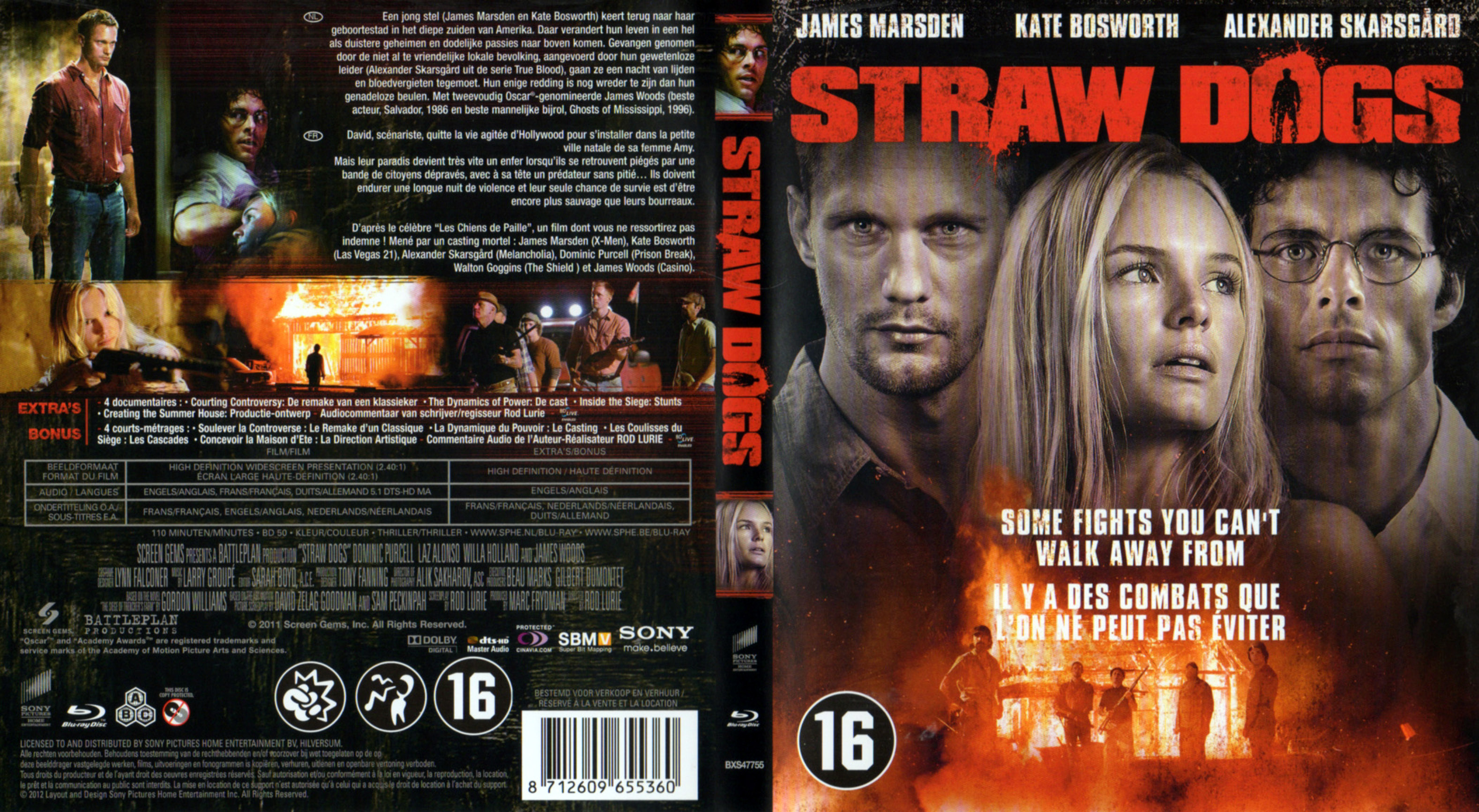 Jaquette DVD Straw Dogs (2011) (BLU-RAY) v2