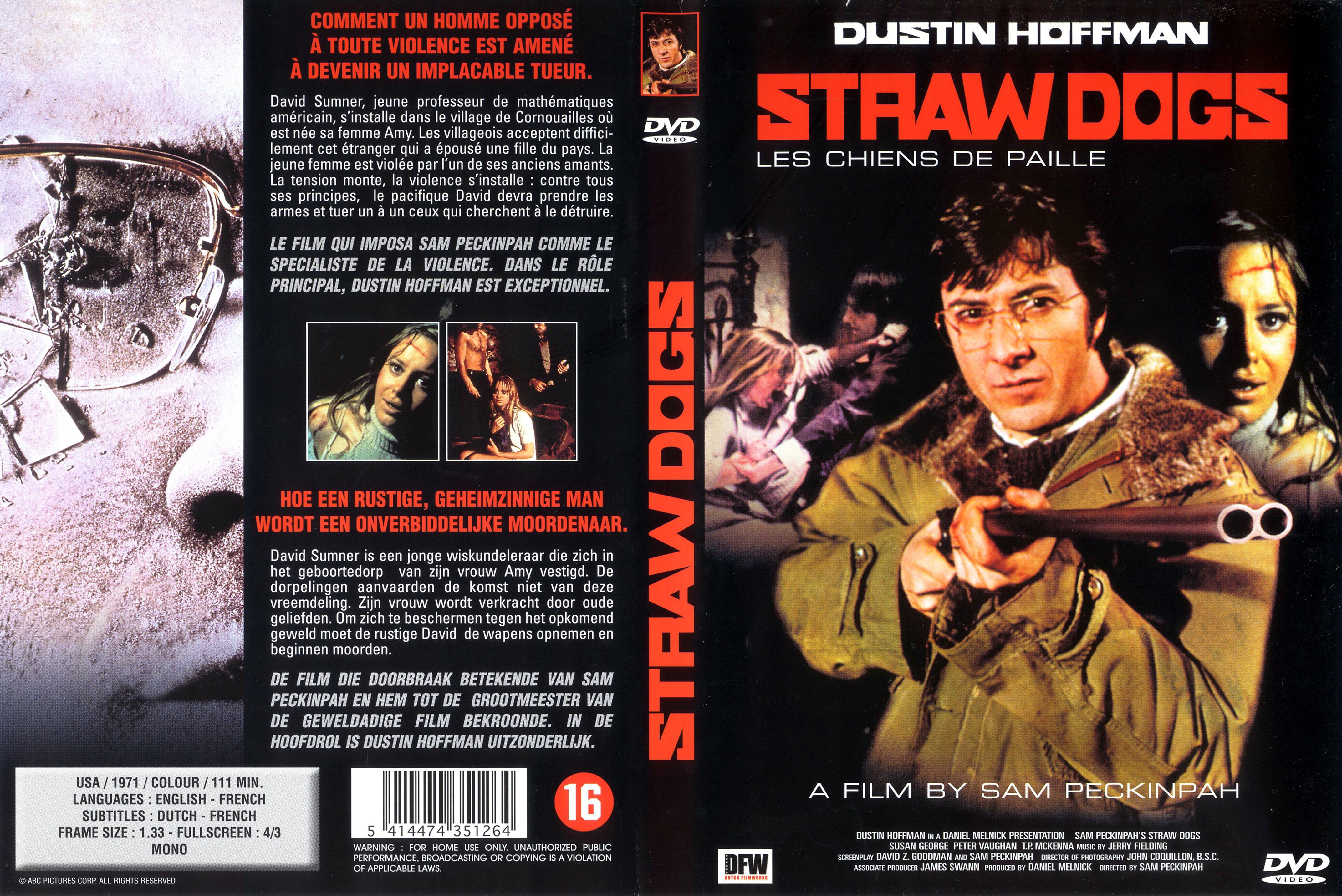 Jaquette DVD Straw dogs - Les chiens de paille v2