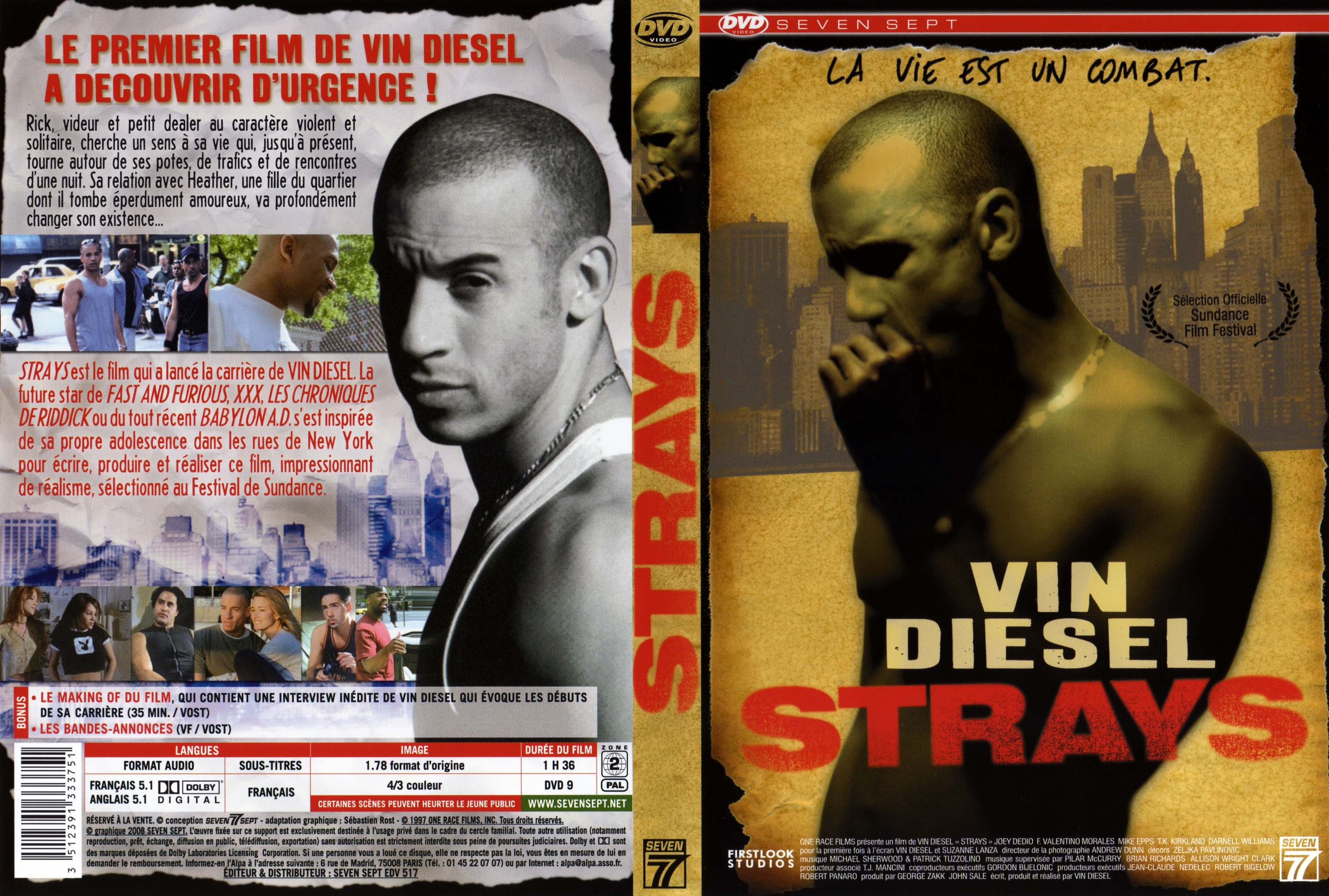 Jaquette DVD Strays