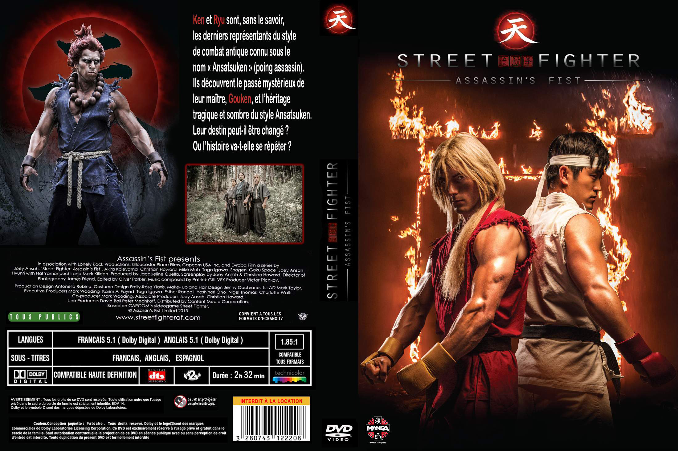 Jaquette DVD Street Fighter assassin