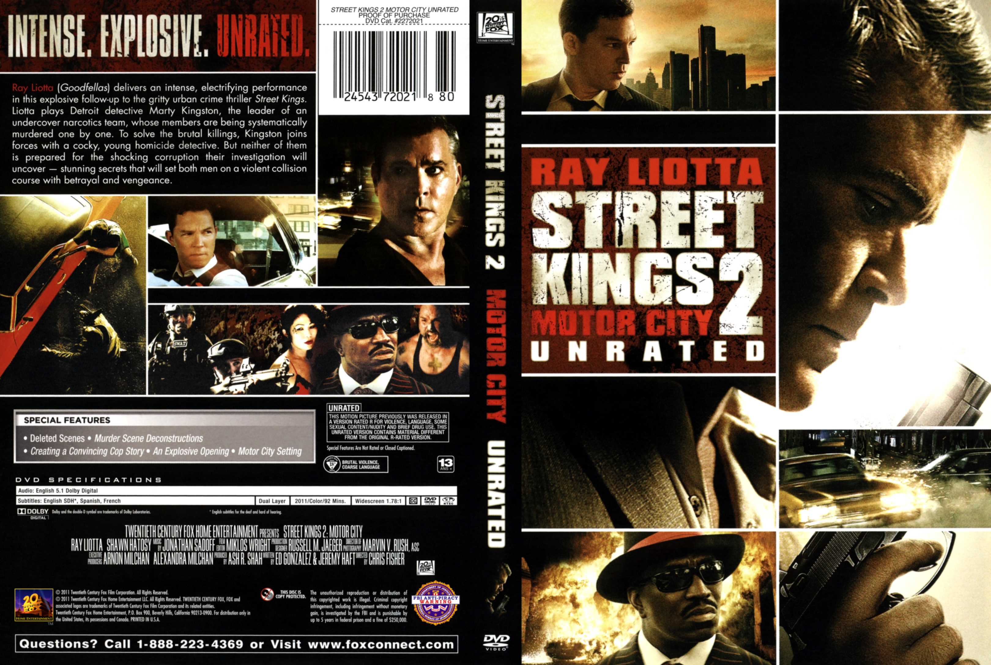 Jaquette DVD Street Kings 2 Motor City Zone 1