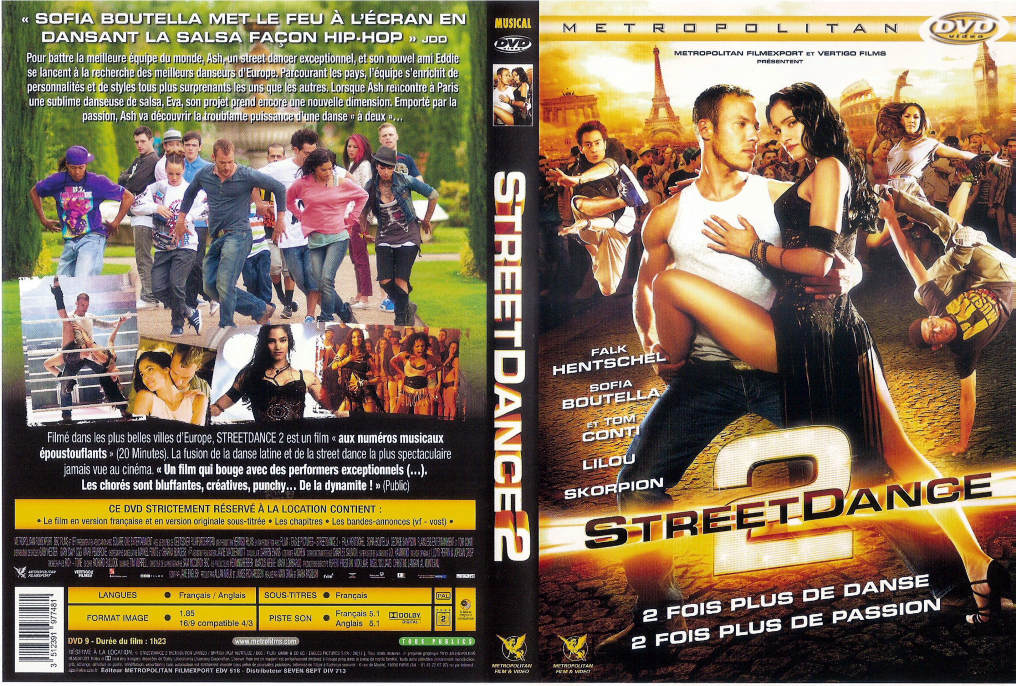 Jaquette DVD Street dance 2