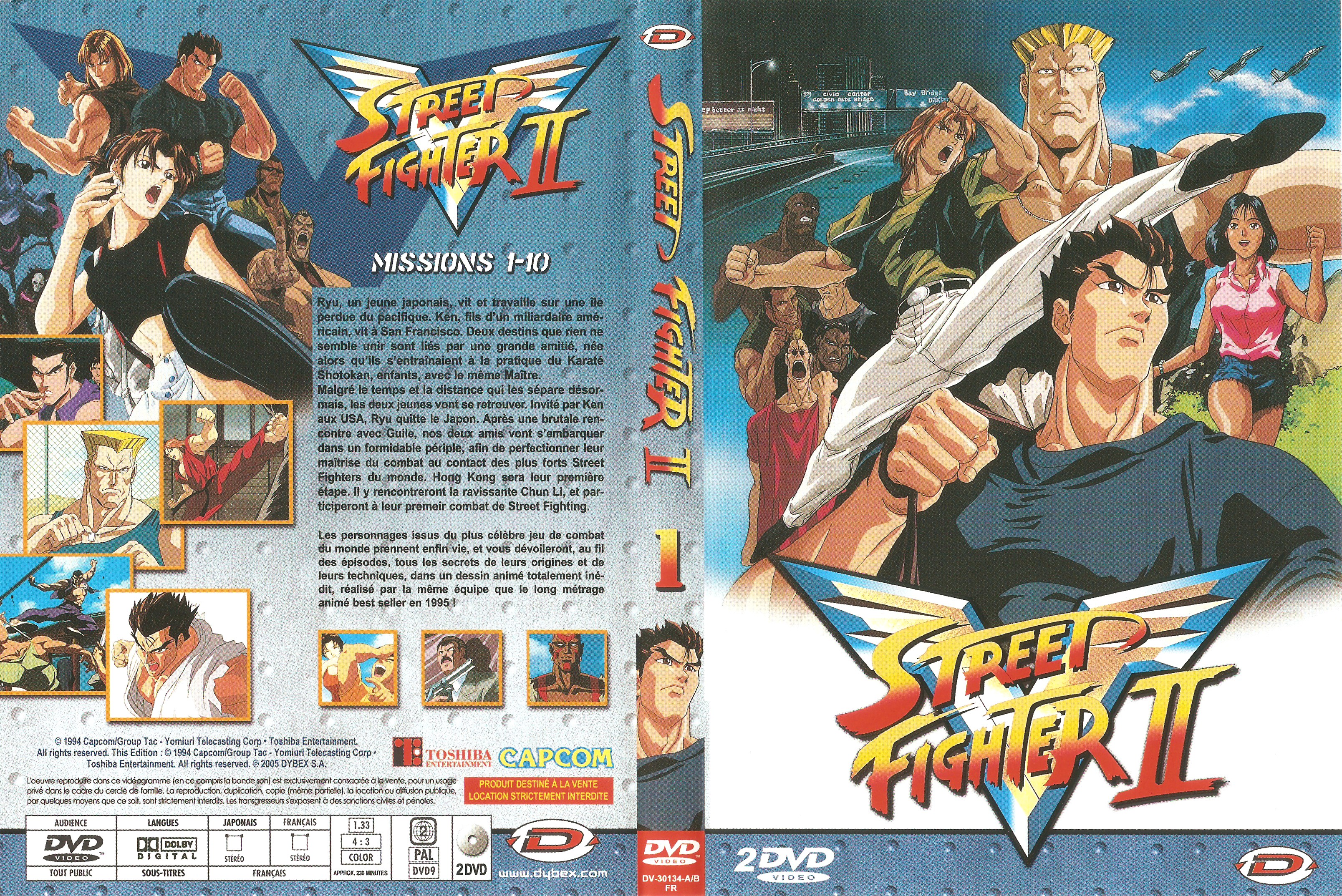 Jaquette DVD Street fighter 2 vol 1