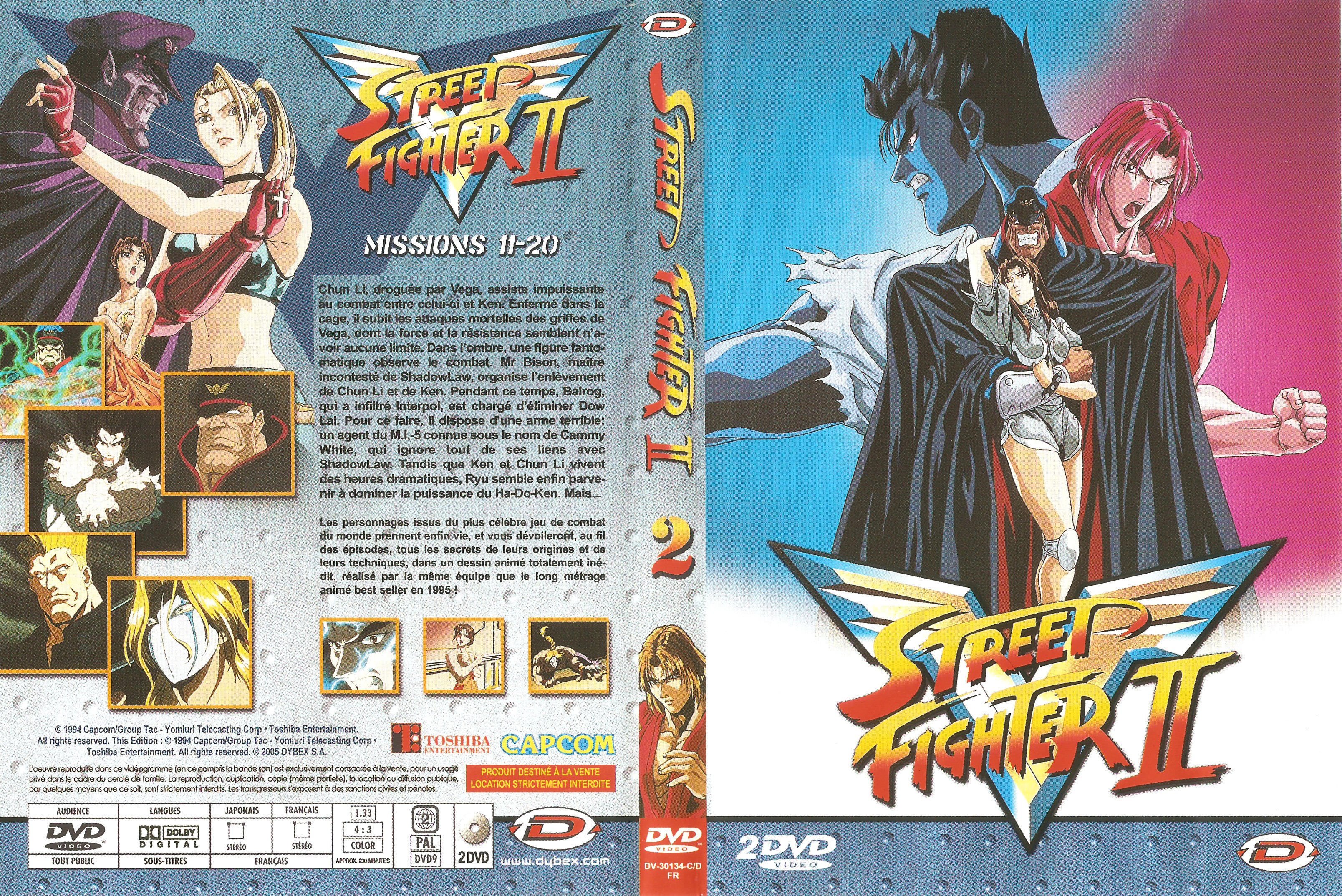 Jaquette DVD Street fighter 2 vol 2