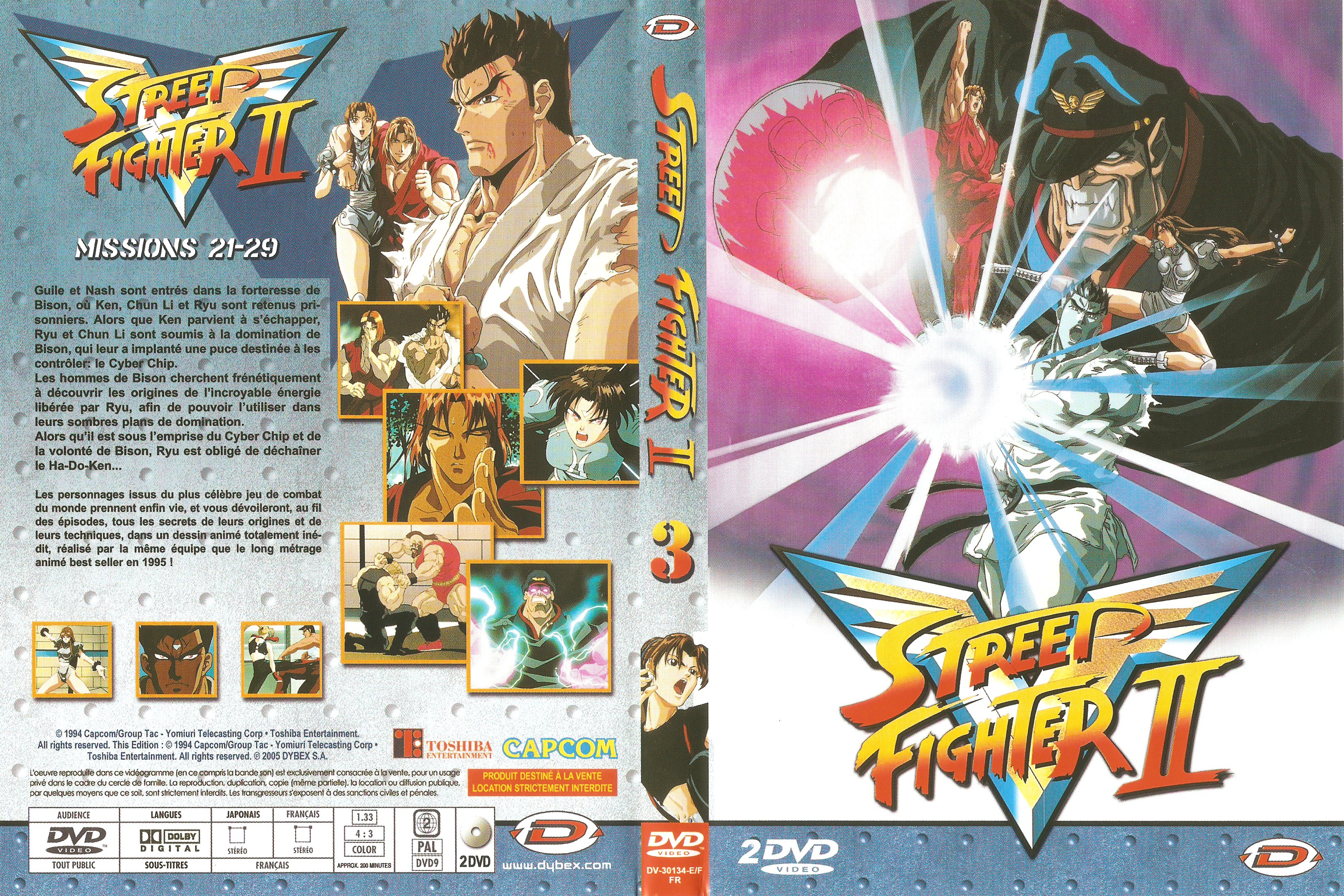 Jaquette DVD Street fighter 2 vol 3