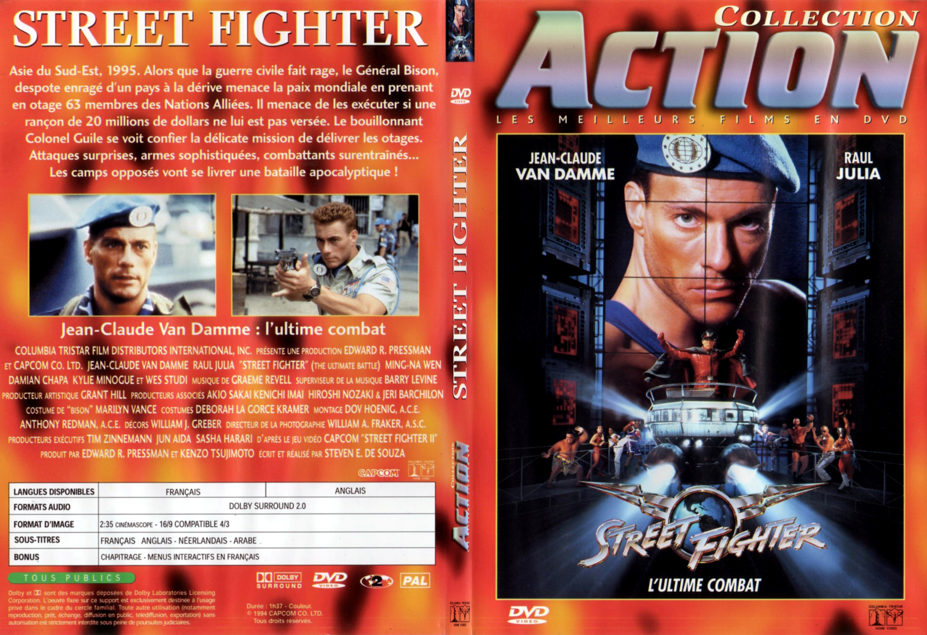 Jaquette DVD Street fighter - SLIM