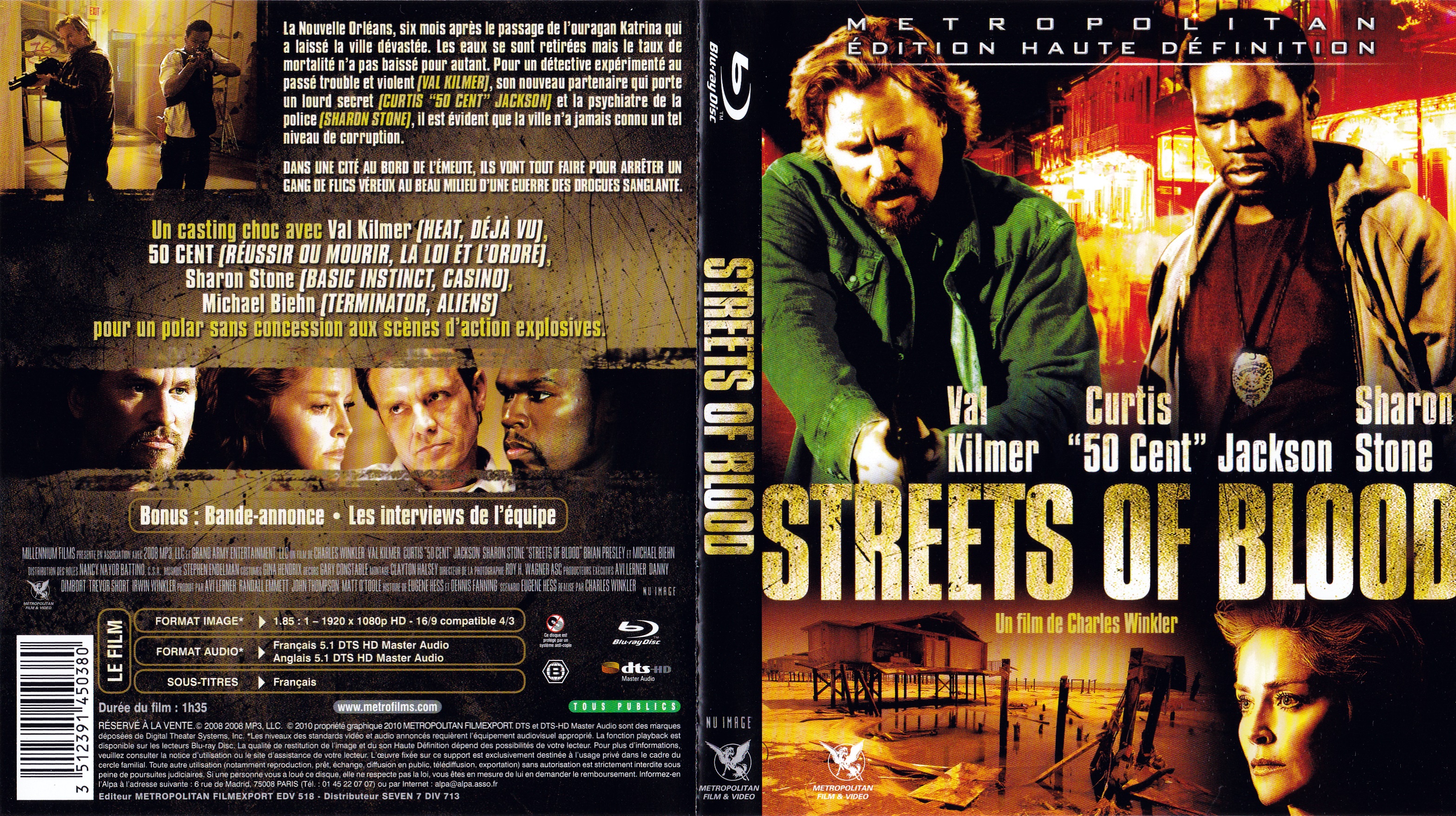 Jaquette DVD Streets of blood (BLU-RAY)