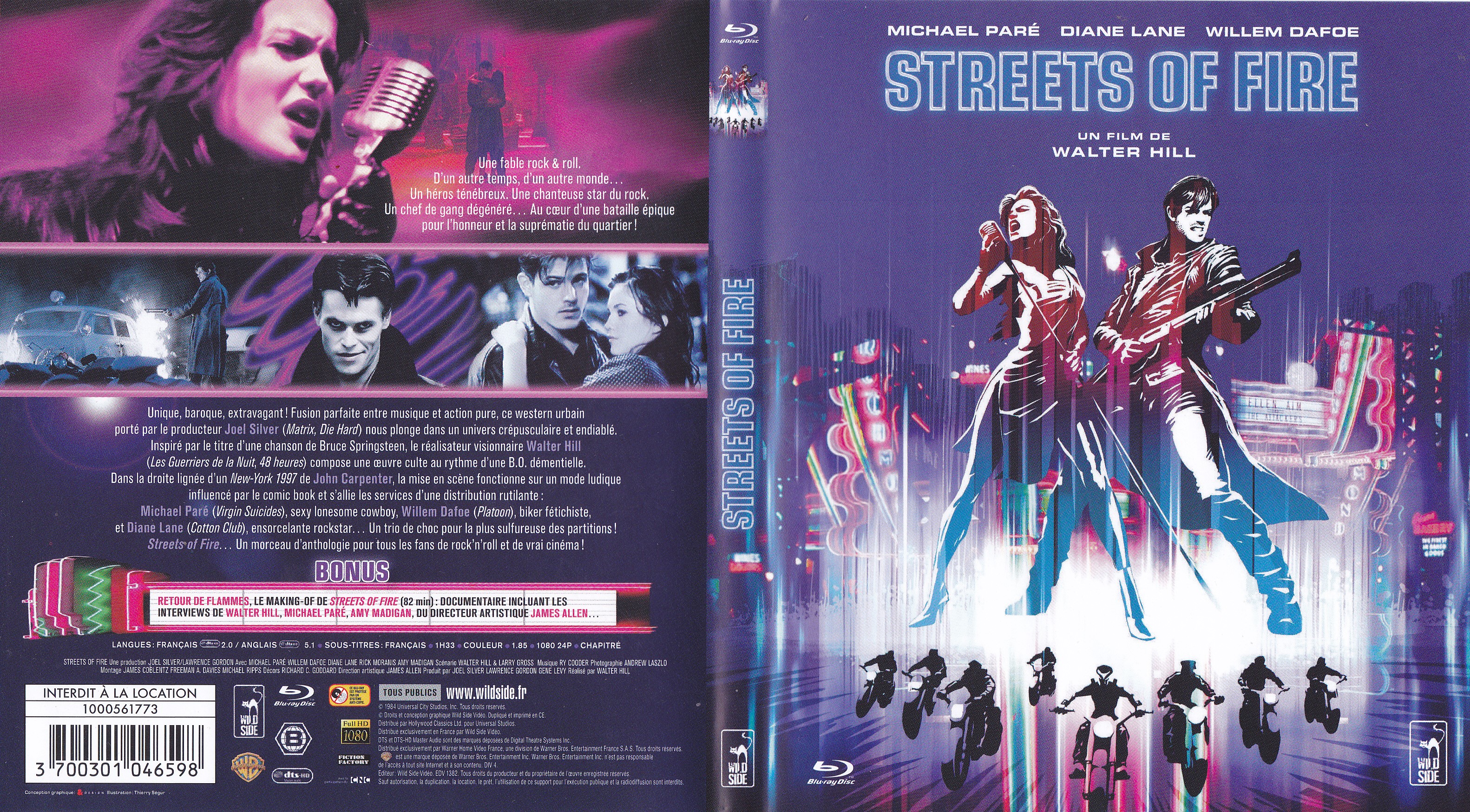 Jaquette DVD Streets of fire (BLU-RAY)