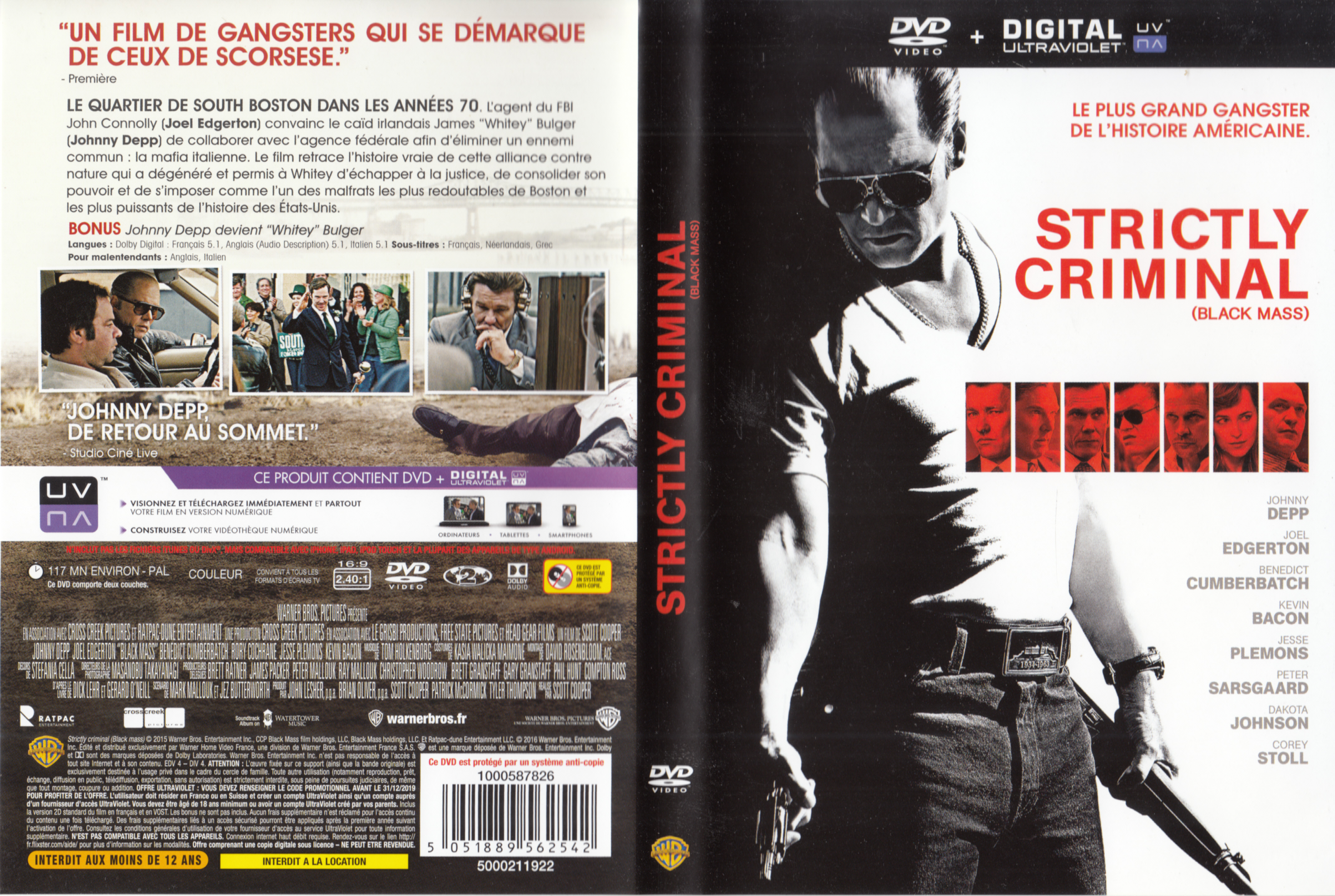 Jaquette DVD Strictly Criminal