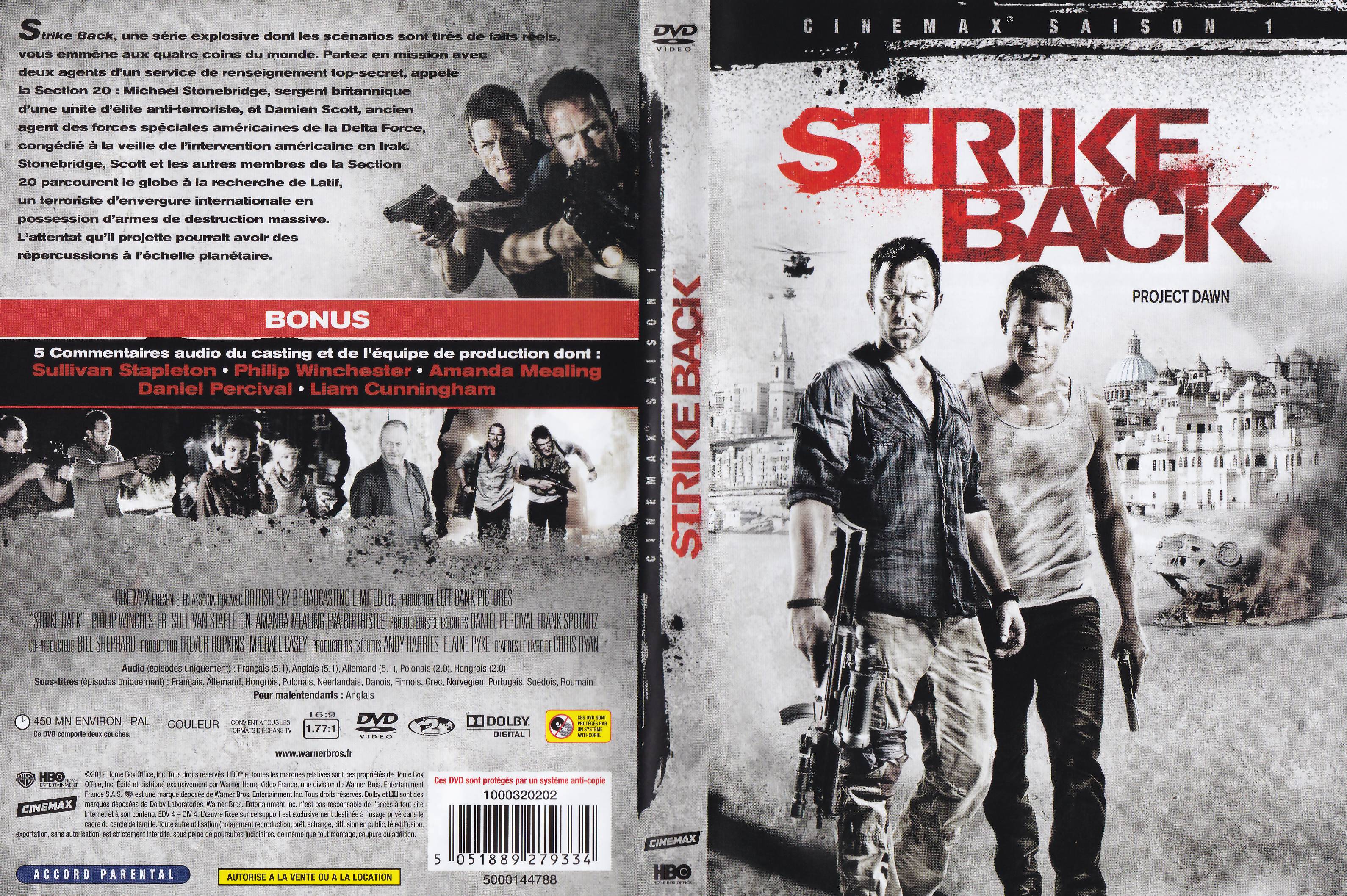 Jaquette DVD Strike Back saison 1 