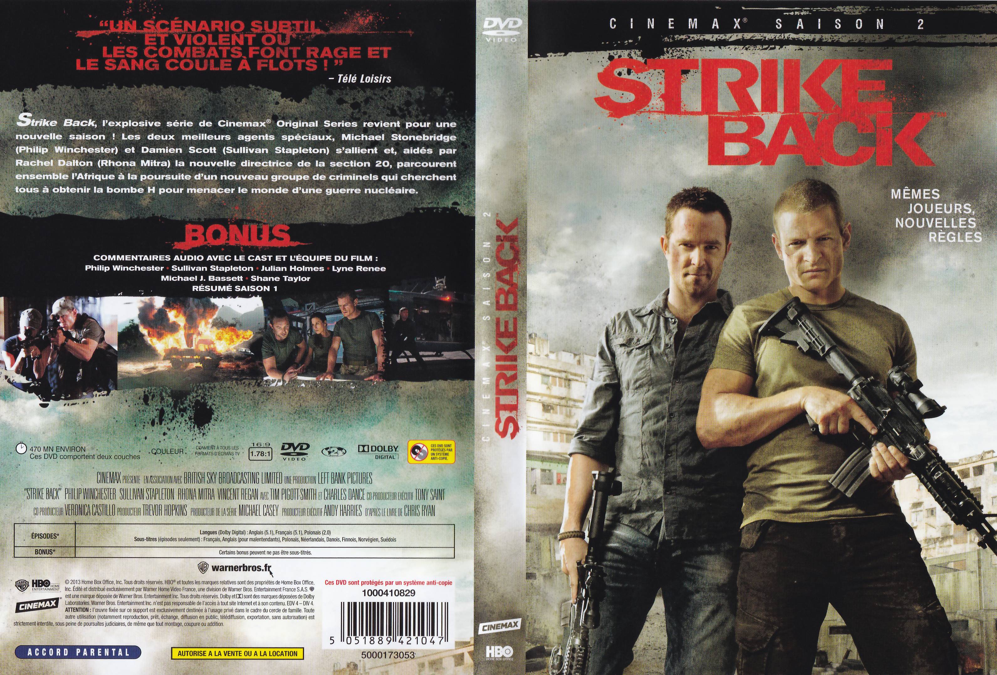 Jaquette DVD Strike Back saison 2 