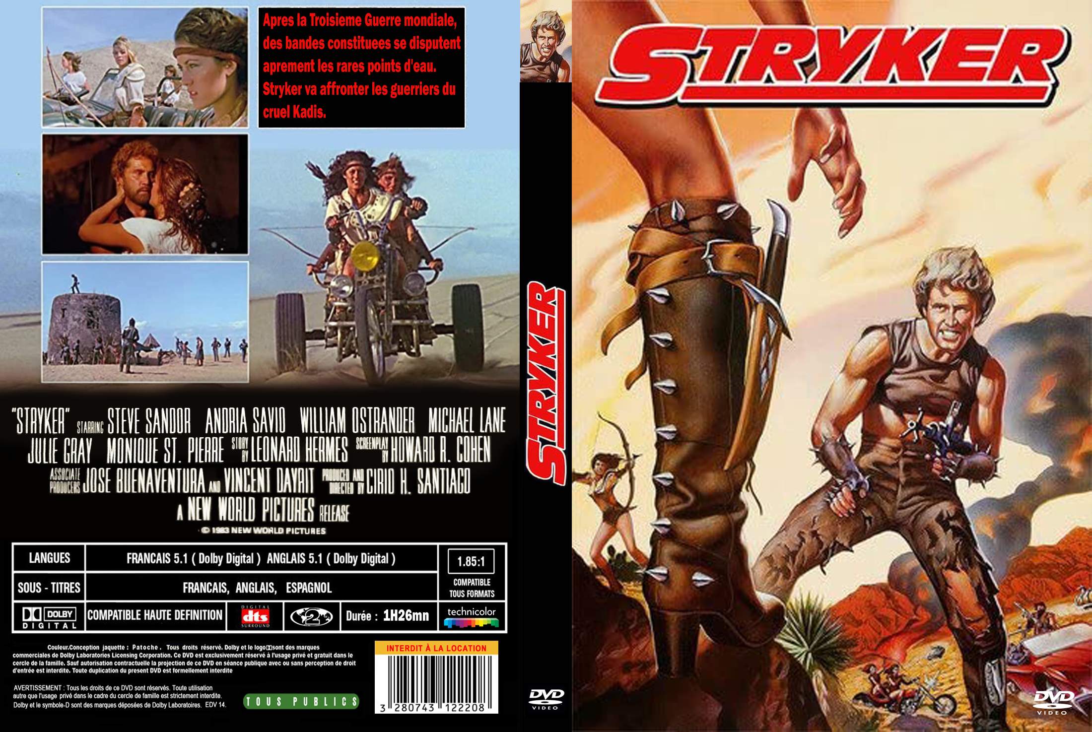 Jaquette DVD Stryker custom