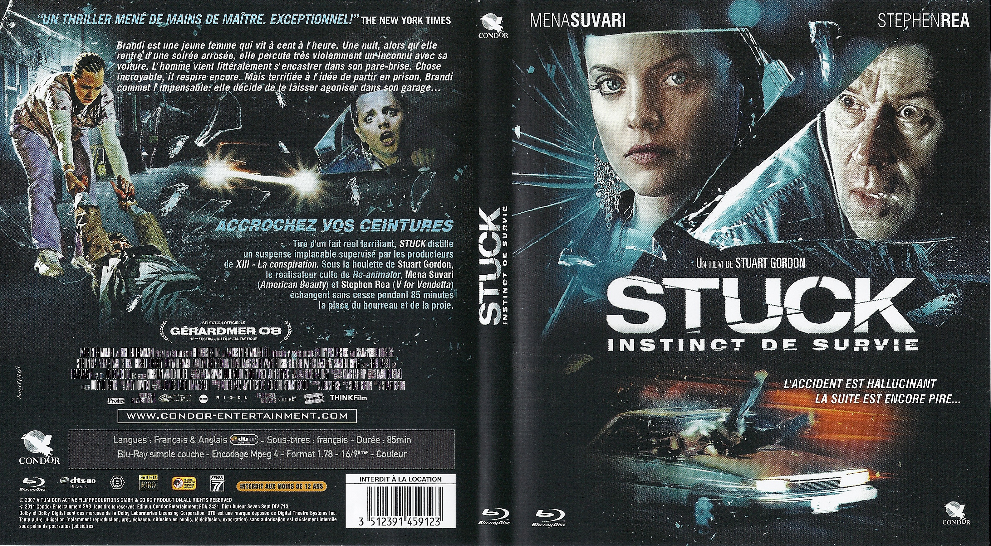 Jaquette DVD Stuck (BLU-RAY)
