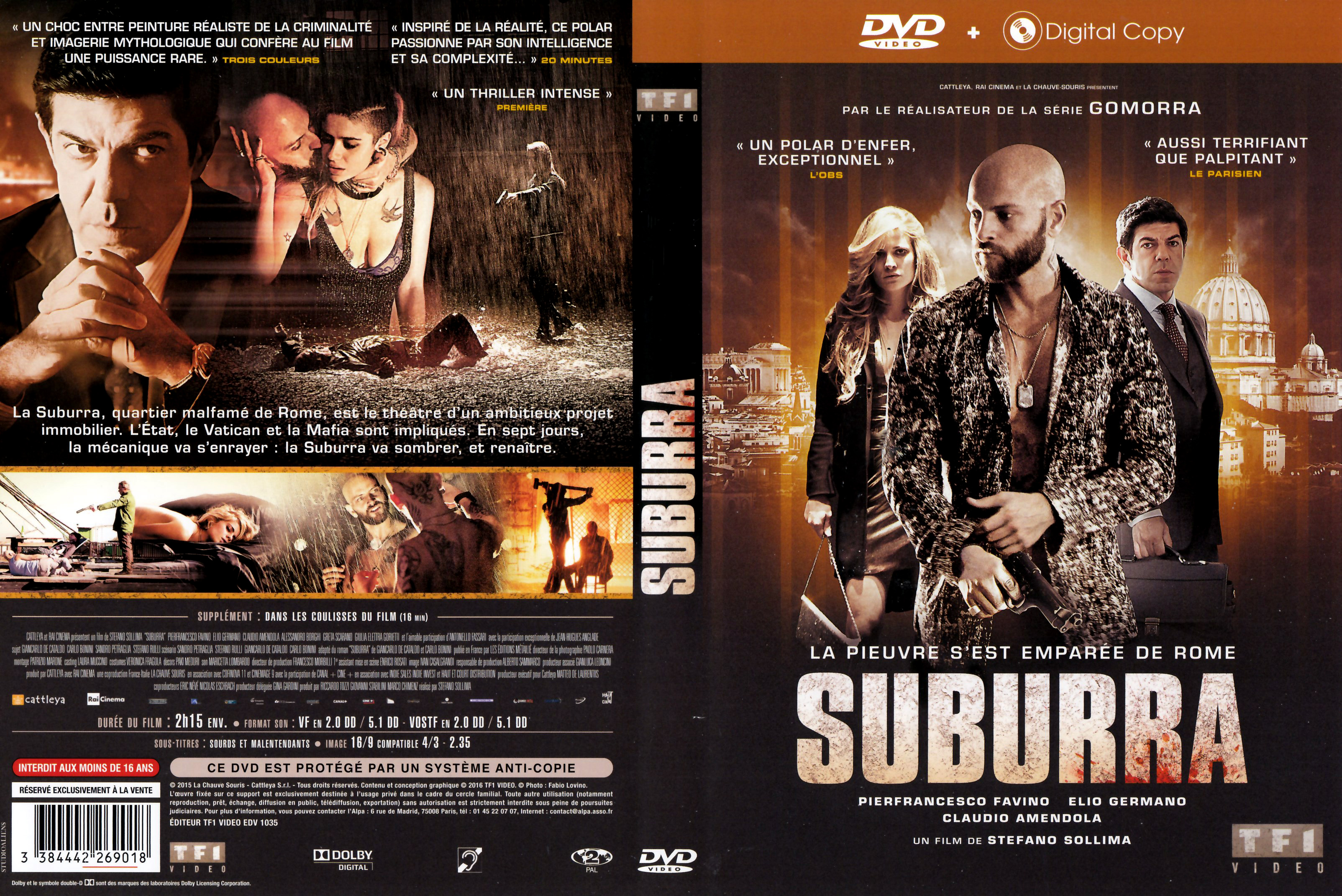 Jaquette DVD Suburra