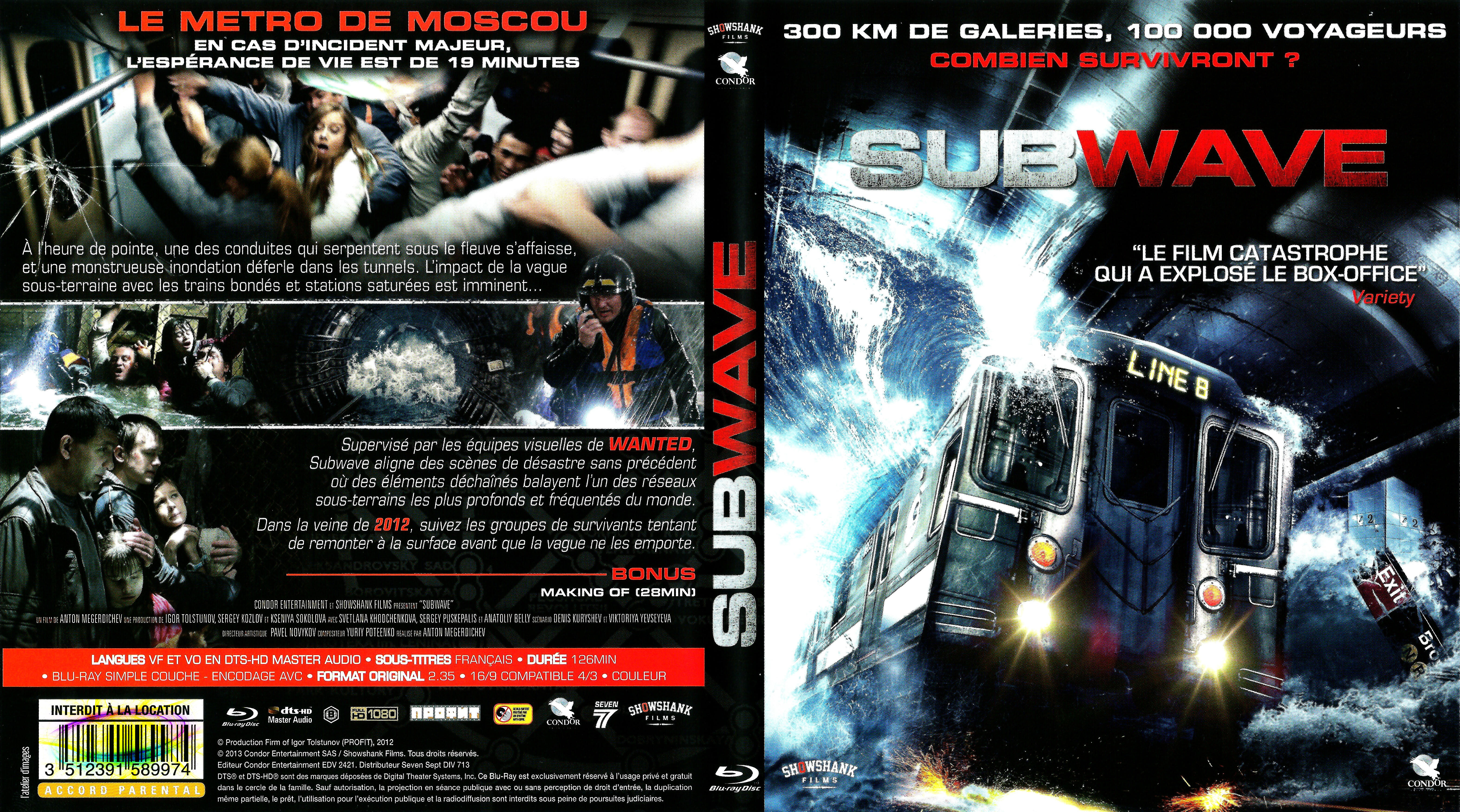 Jaquette DVD Subwave (BLU-RAY)