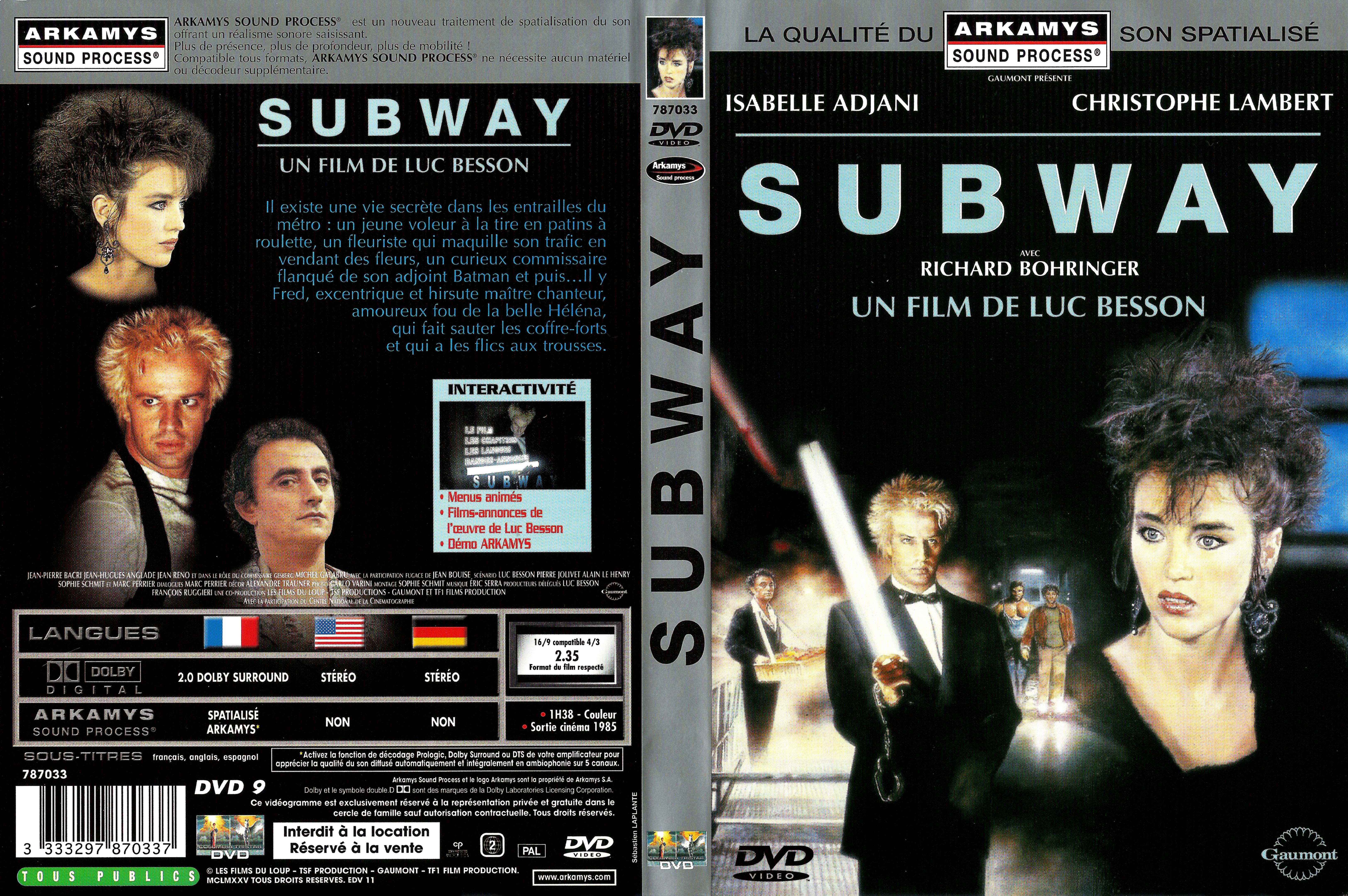 Jaquette DVD Subway
